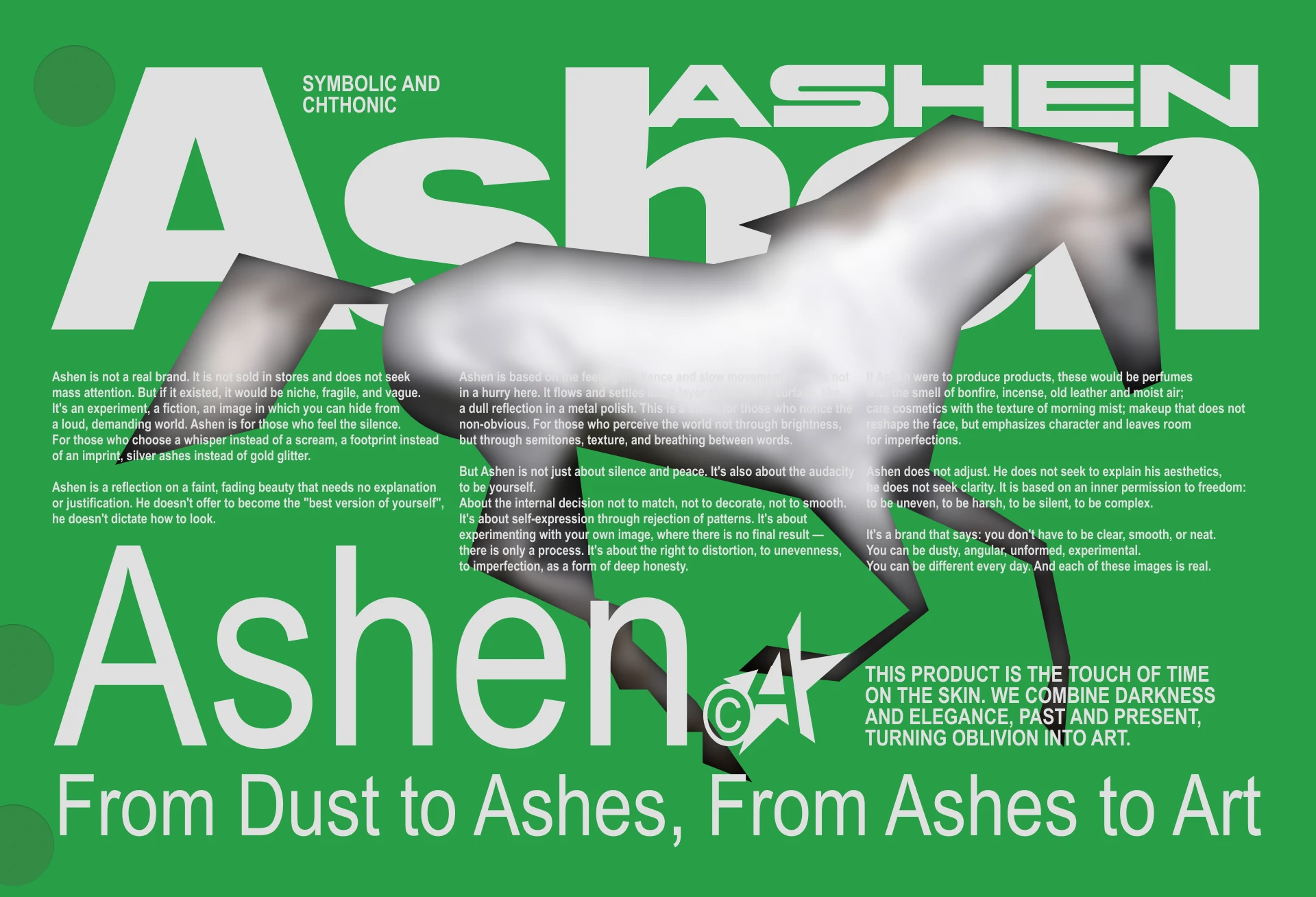 Ashen© Дизайн бьюти бренда — Изображение №2 — Интерфейсы, Брендинг на Dprofile