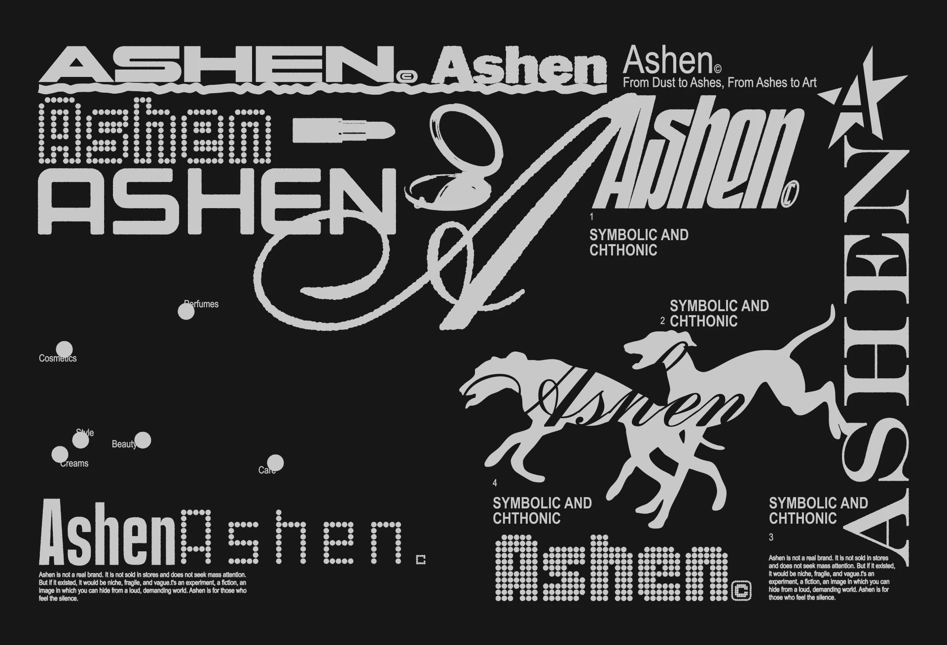 Ashen© Дизайн бьюти бренда — Изображение №1 — Интерфейсы, Брендинг на Dprofile