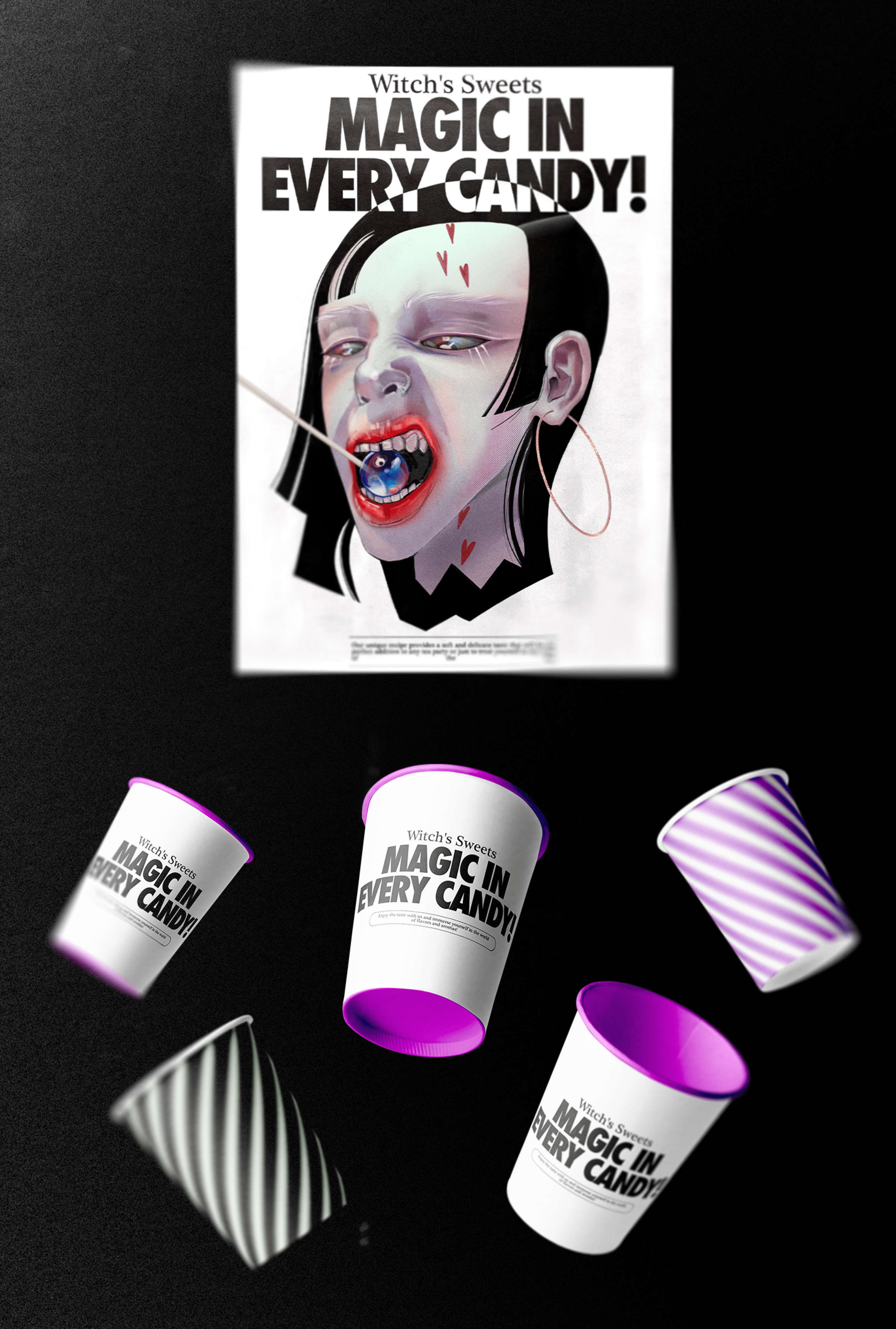 Candy branding based on illustrations — Изображение №5 — Брендинг, Иллюстрация на Dprofile