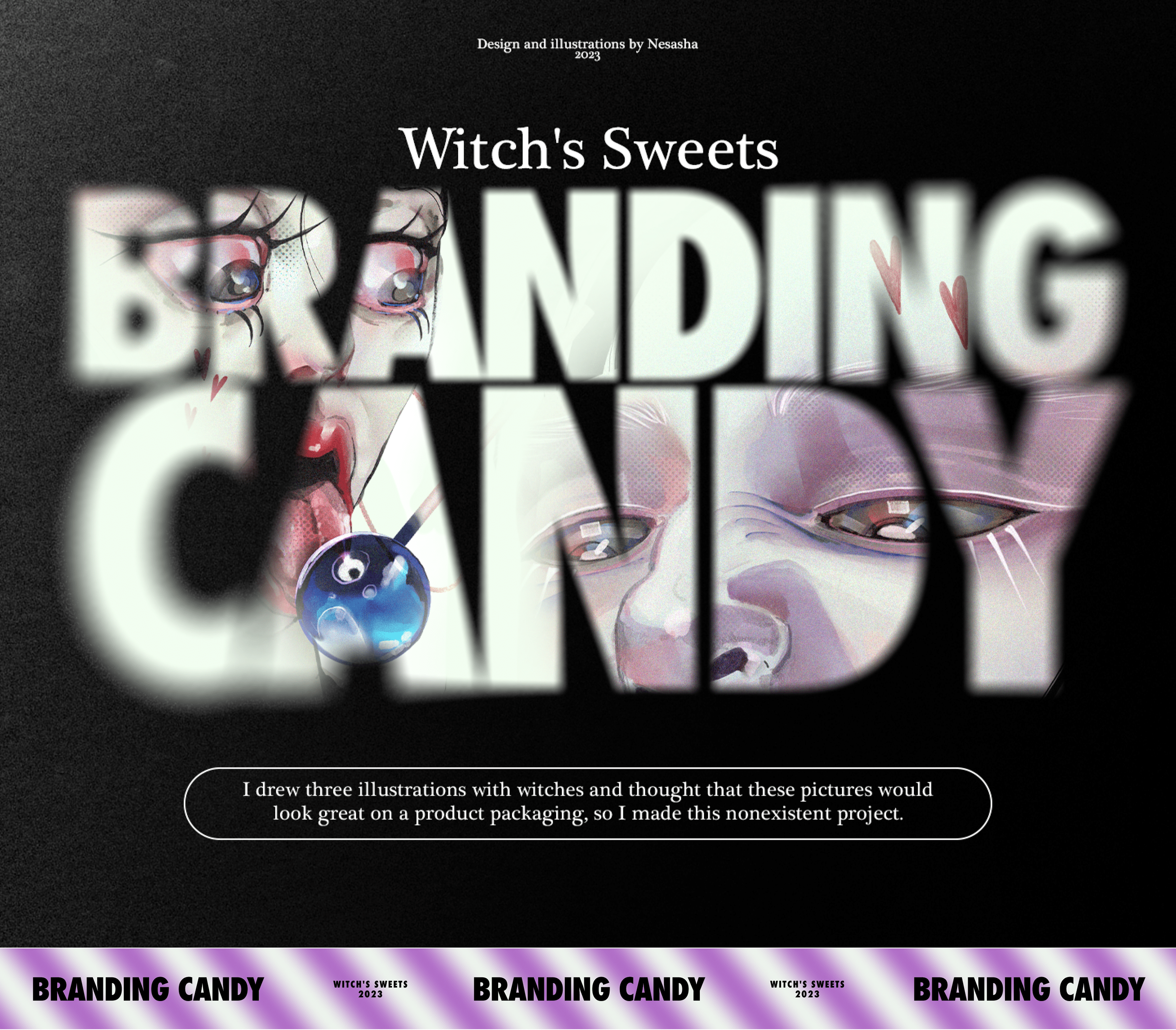 Candy branding based on illustrations — Изображение №1 — Брендинг, Иллюстрация на Dprofile