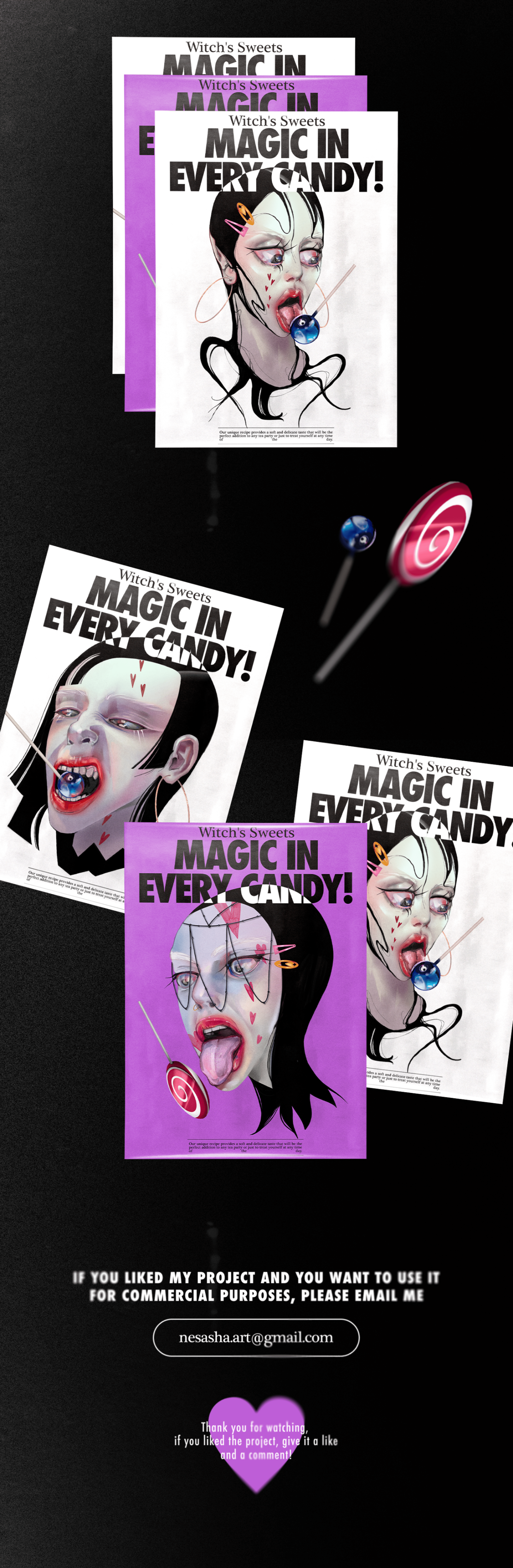 Candy branding based on illustrations — Изображение №10 — Брендинг, Иллюстрация на Dprofile