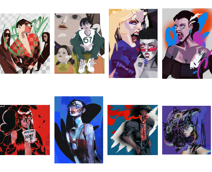 Visually Speaking/Portfolio of illustrations/2021-2023 — Иллюстрация на Dprofile