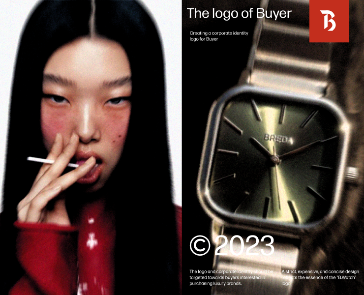 THE LOGO OF BUYER//2023 — Брендинг на Dprofile