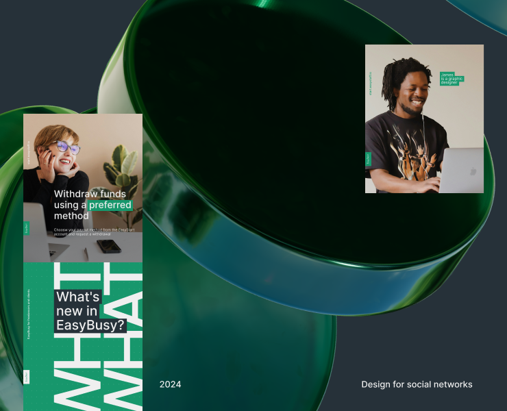 Design for social networks/EasyStart/2024 — Брендинг, Маркетинг на Dprofile