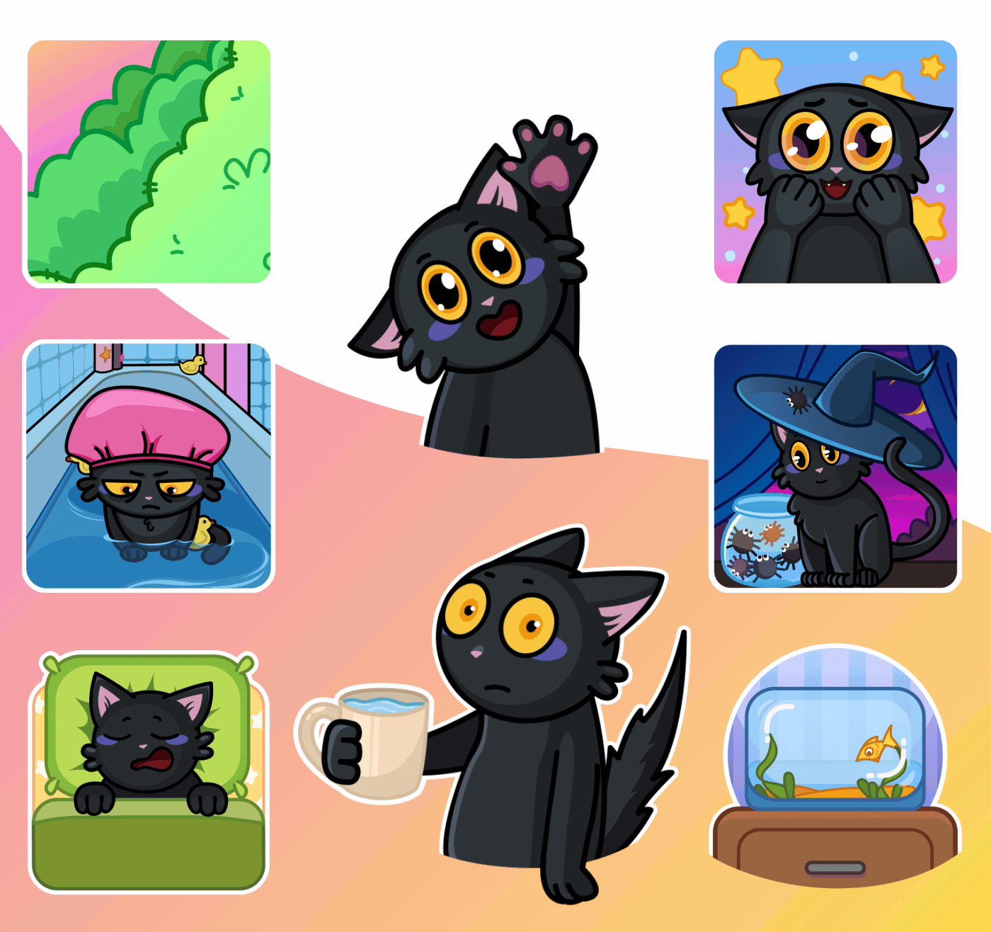 Animated Stickers for Telegram — Изображение №3 — Иллюстрация, Анимация на Dprofile