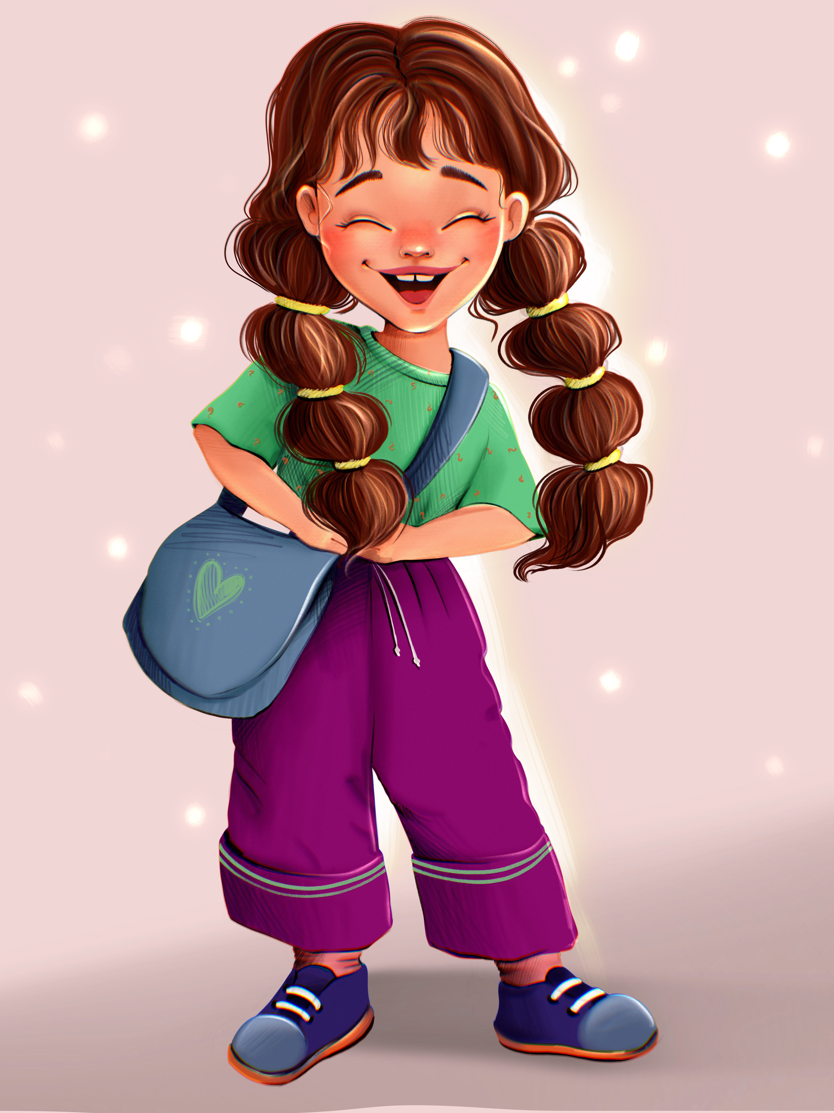 Character design little girls — Изображение №4 — Брендинг, Иллюстрация на Dprofile