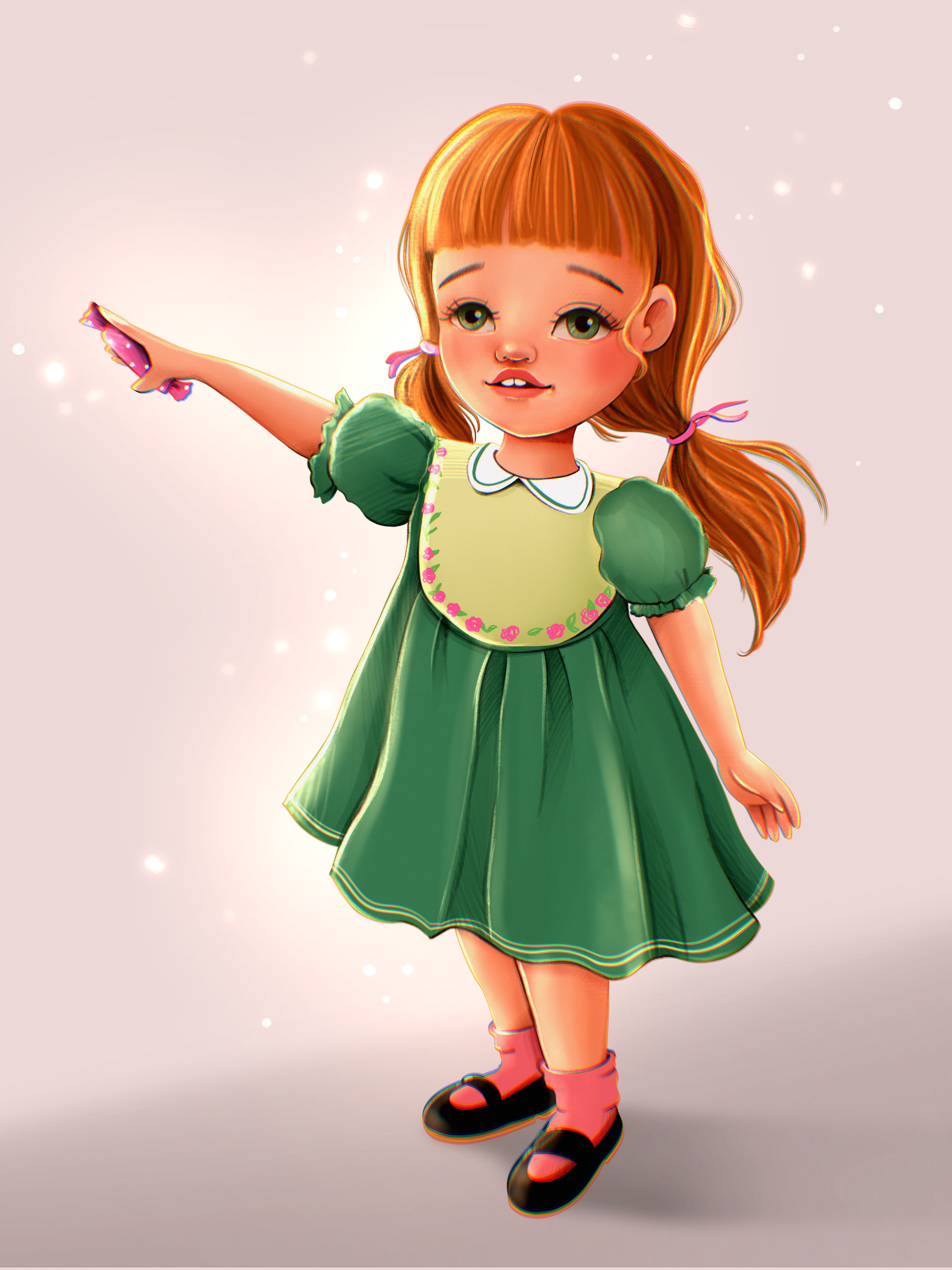 Character design little girls — Изображение №2 — Брендинг, Иллюстрация на Dprofile