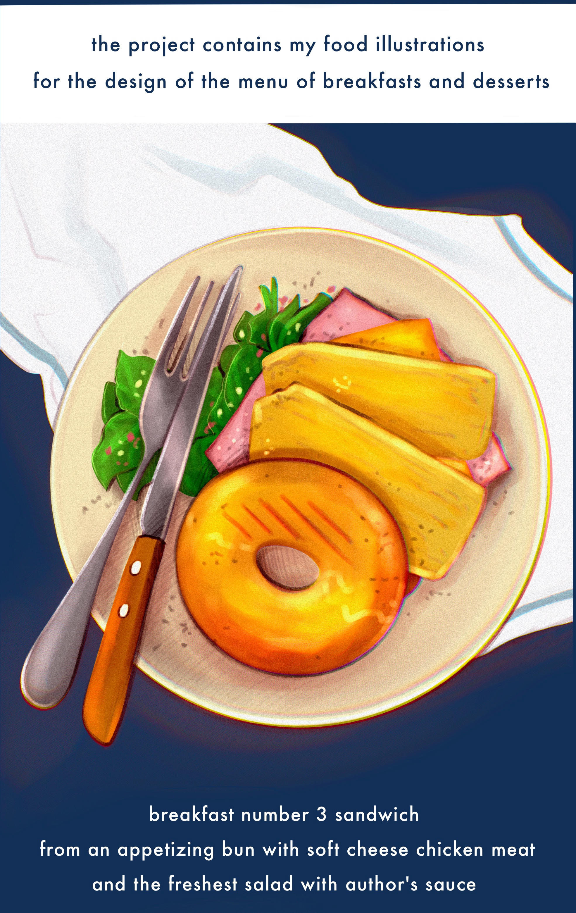FOOD ILLUSTRATION — Изображение №2 — Брендинг, Иллюстрация на Dprofile
