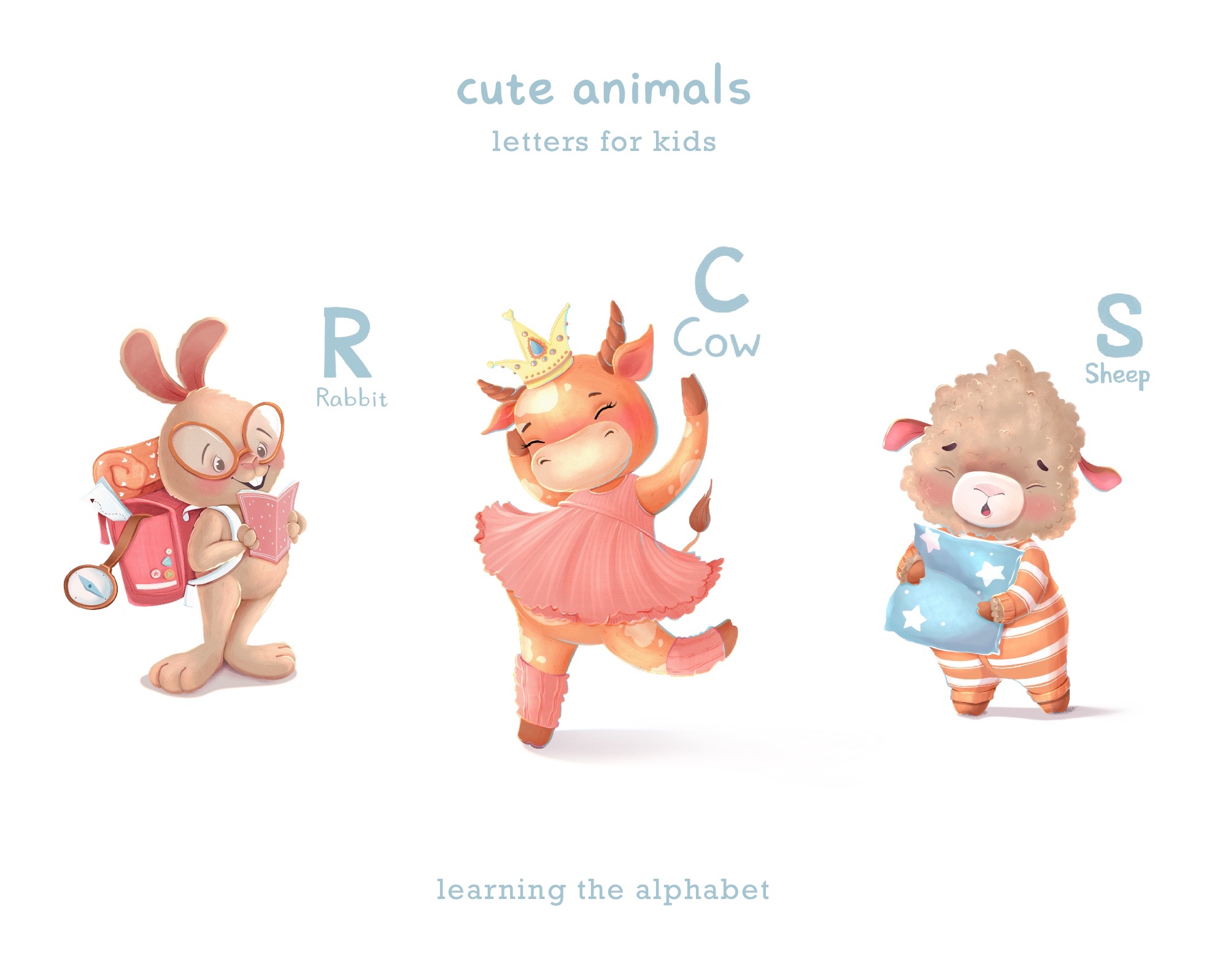 Character design cute animals — Брендинг, Иллюстрация на Dprofile