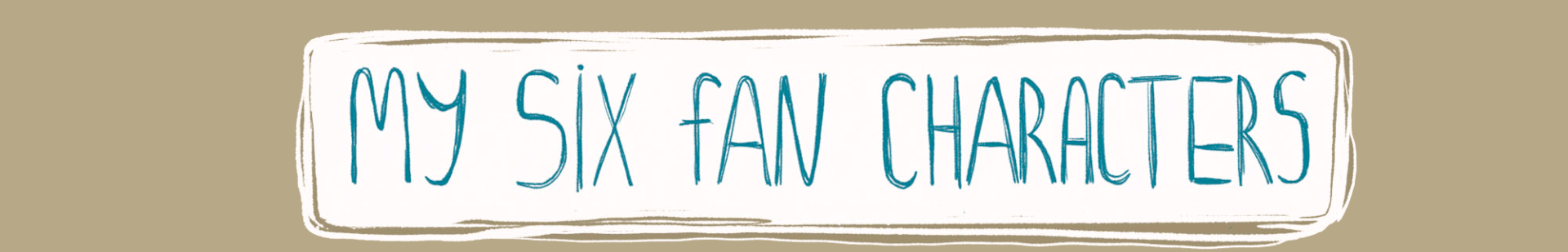 Six fan characters — Изображение №1 — Иллюстрация, Графика на Dprofile