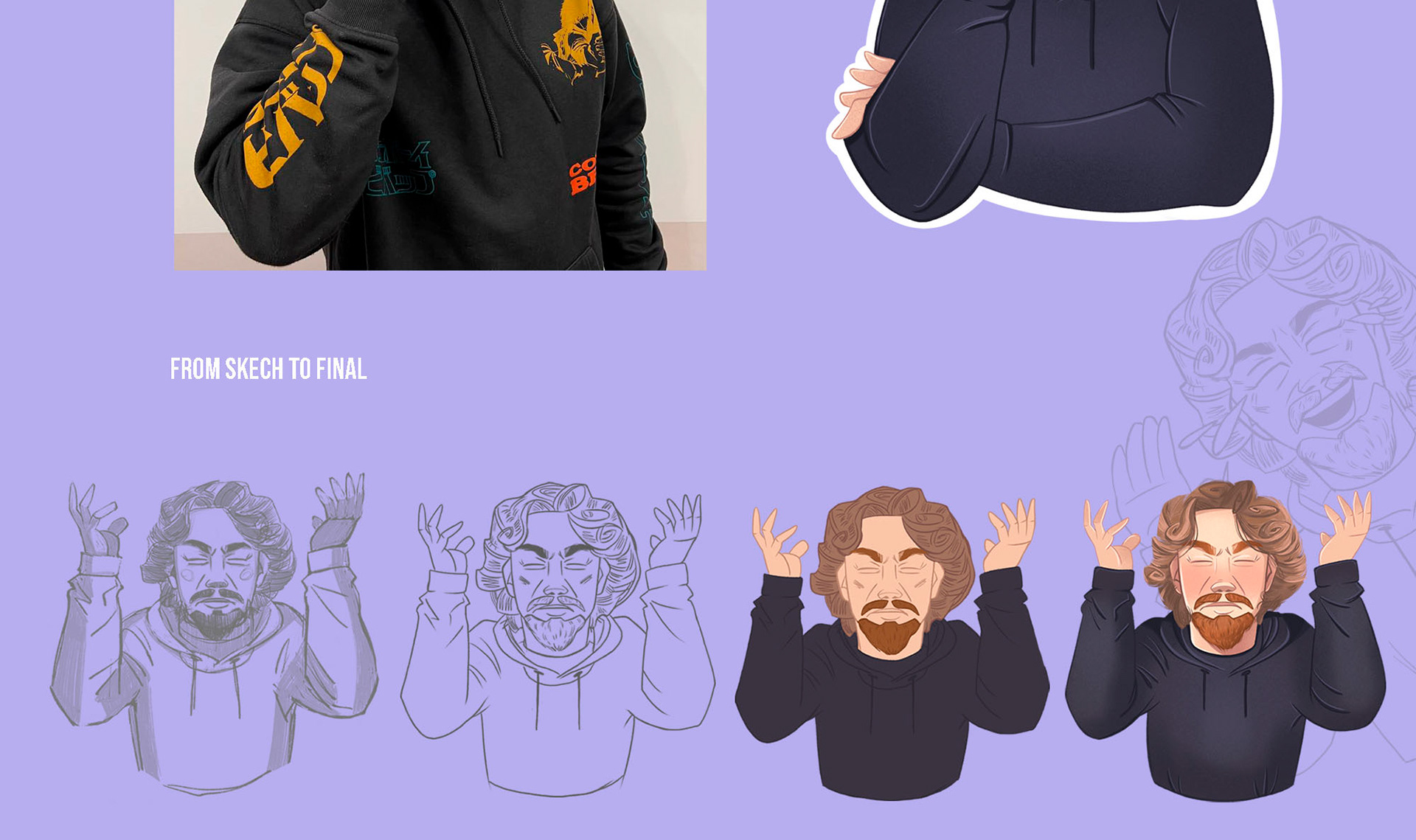 Portrait stickerpack — Изображение №6 — Иллюстрация, Графика на Dprofile