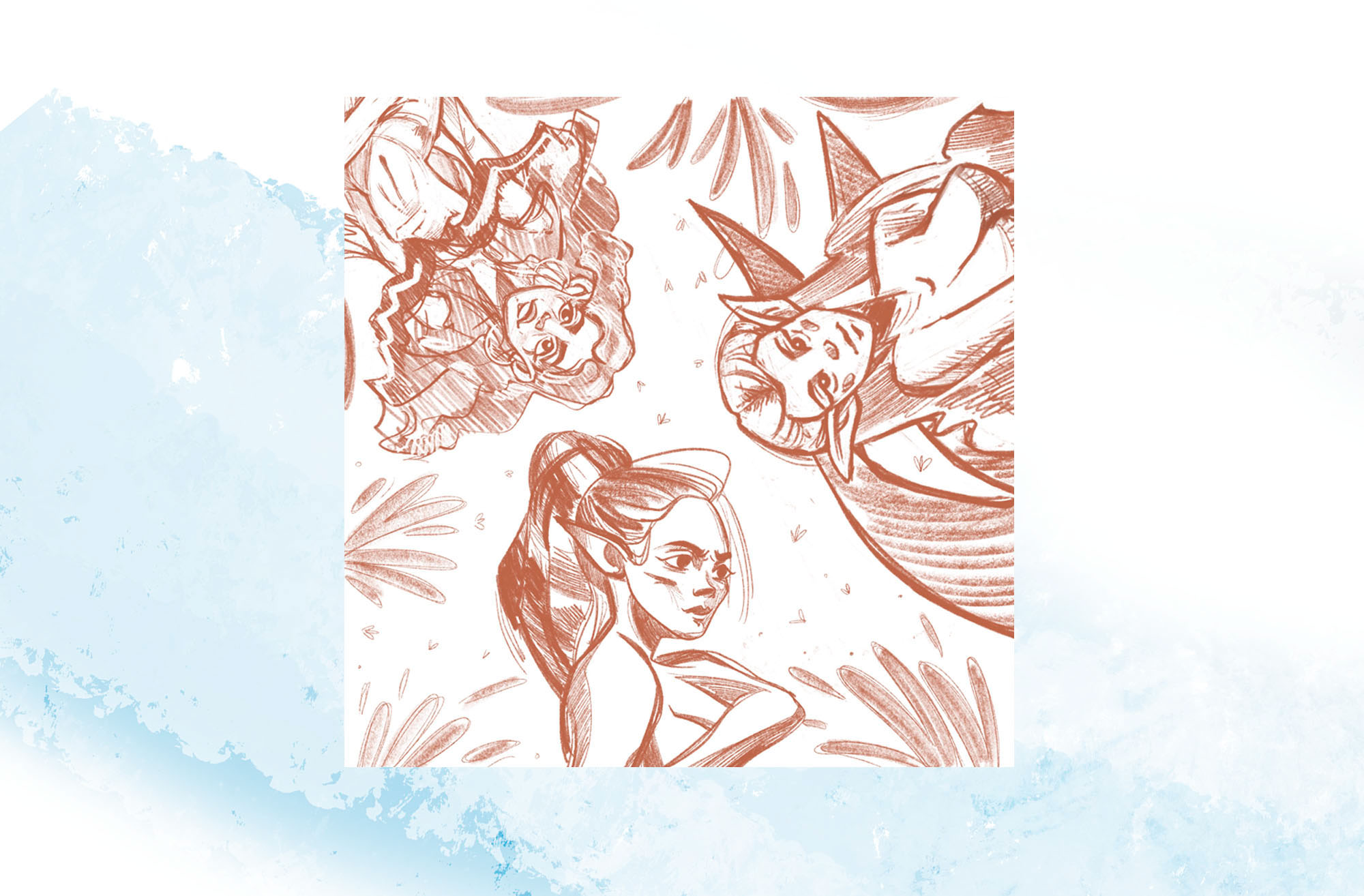 Mermaids — Изображение №7 — Иллюстрация, Графика на Dprofile