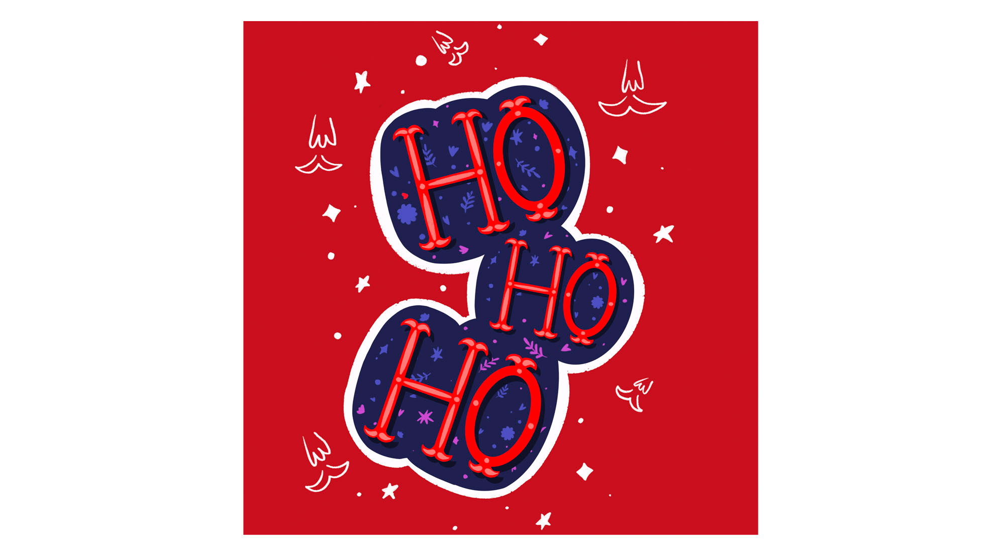 Stickers for new year cards — Изображение №2 — Иллюстрация на Dprofile