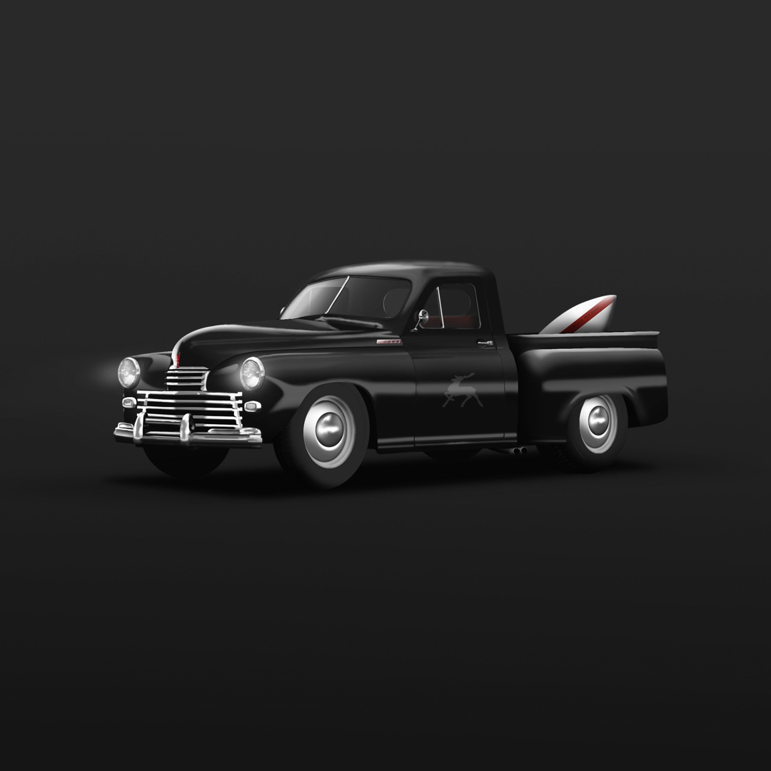Concept GAZ-20 pickup "Surf car" — Изображение №6 — Интерфейсы, Графика на Dprofile