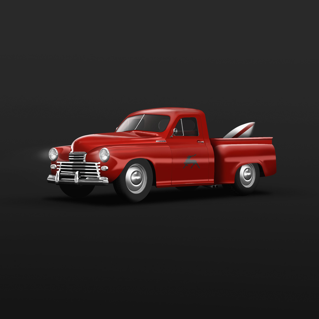 Concept GAZ-20 pickup "Surf car" — Изображение №8 — Интерфейсы, Графика на Dprofile