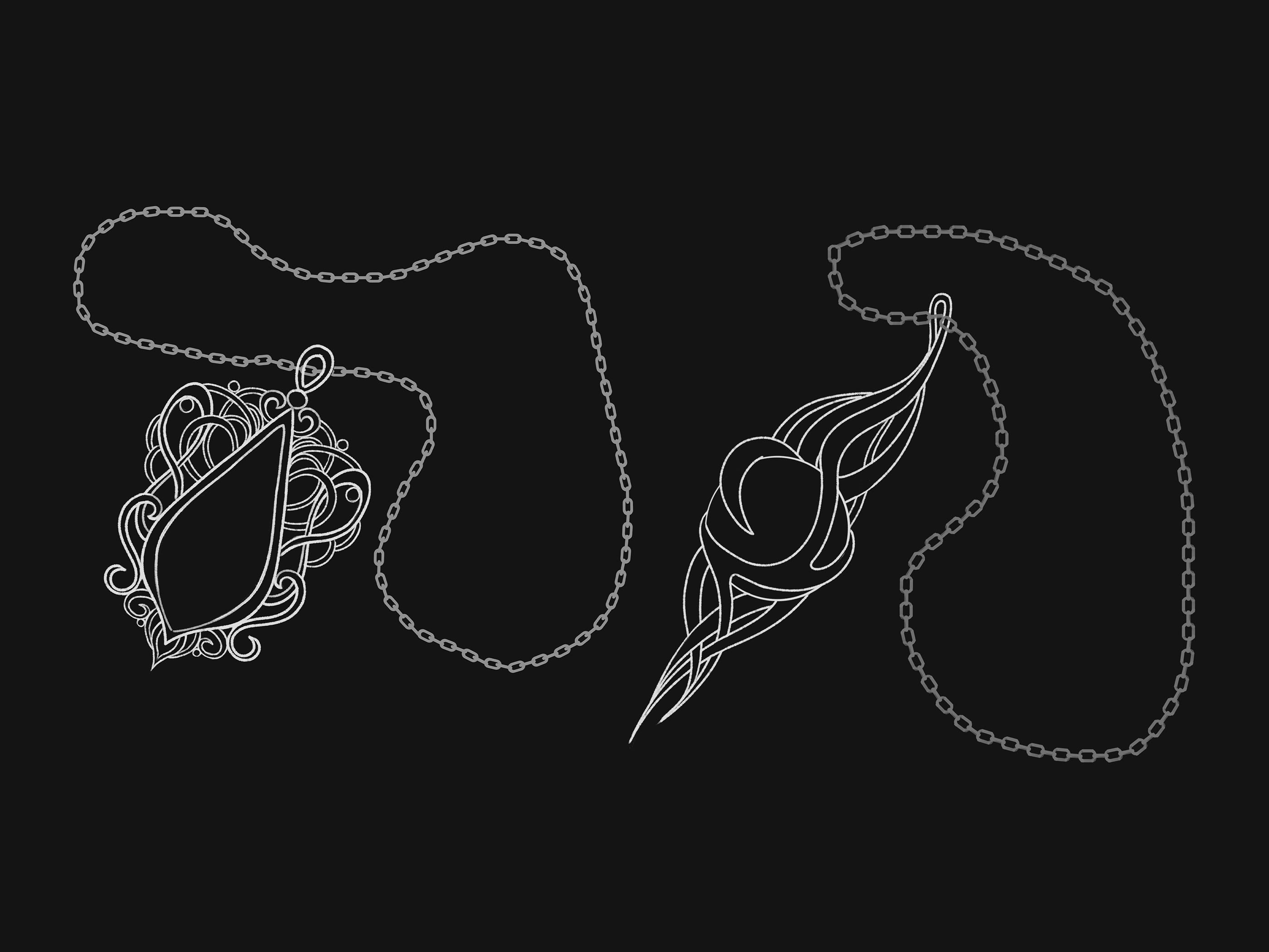 Талисман в стиле темное фэнтези | UI/UX дизайн — Изображение №5 — Интерфейсы, Графика на Dprofile