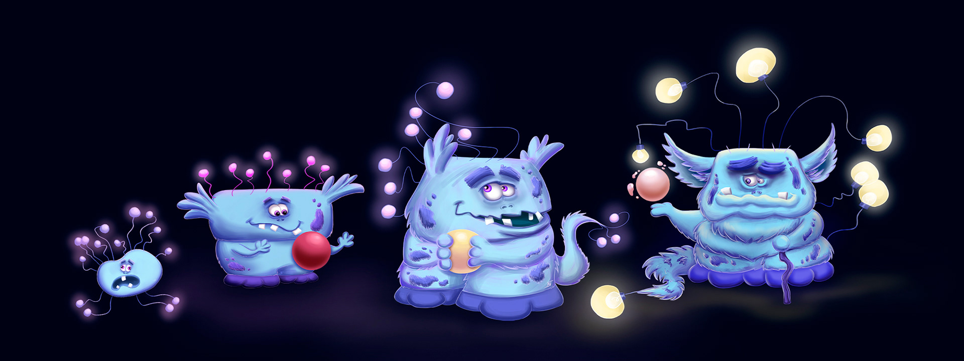 Монстрики. Дизайн персонажей. — Изображение №19 — Иллюстрация на Dprofile