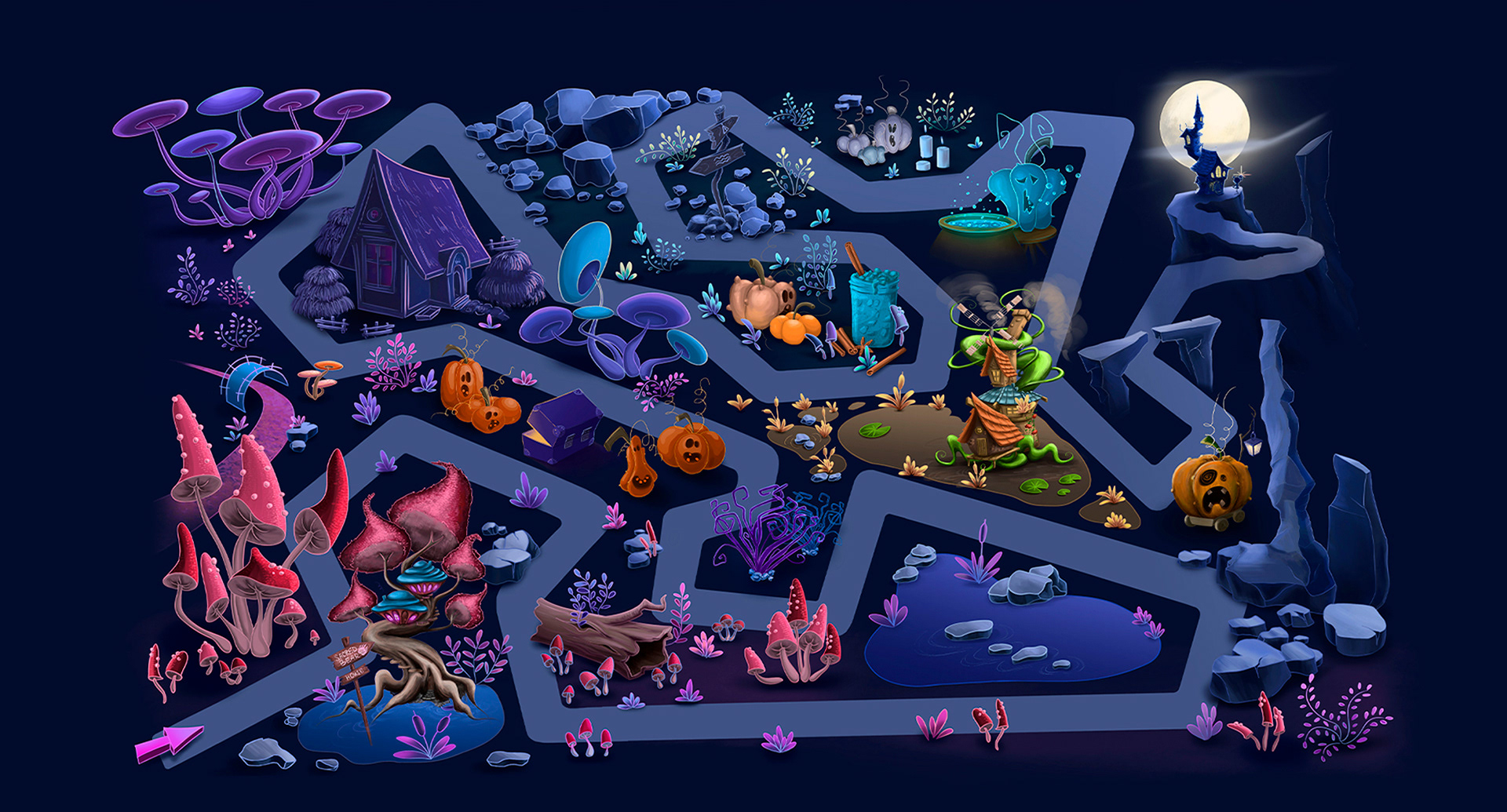 Тыквенная Песнь. Игровой дизайн — Изображение №14 — Иллюстрация на Dprofile