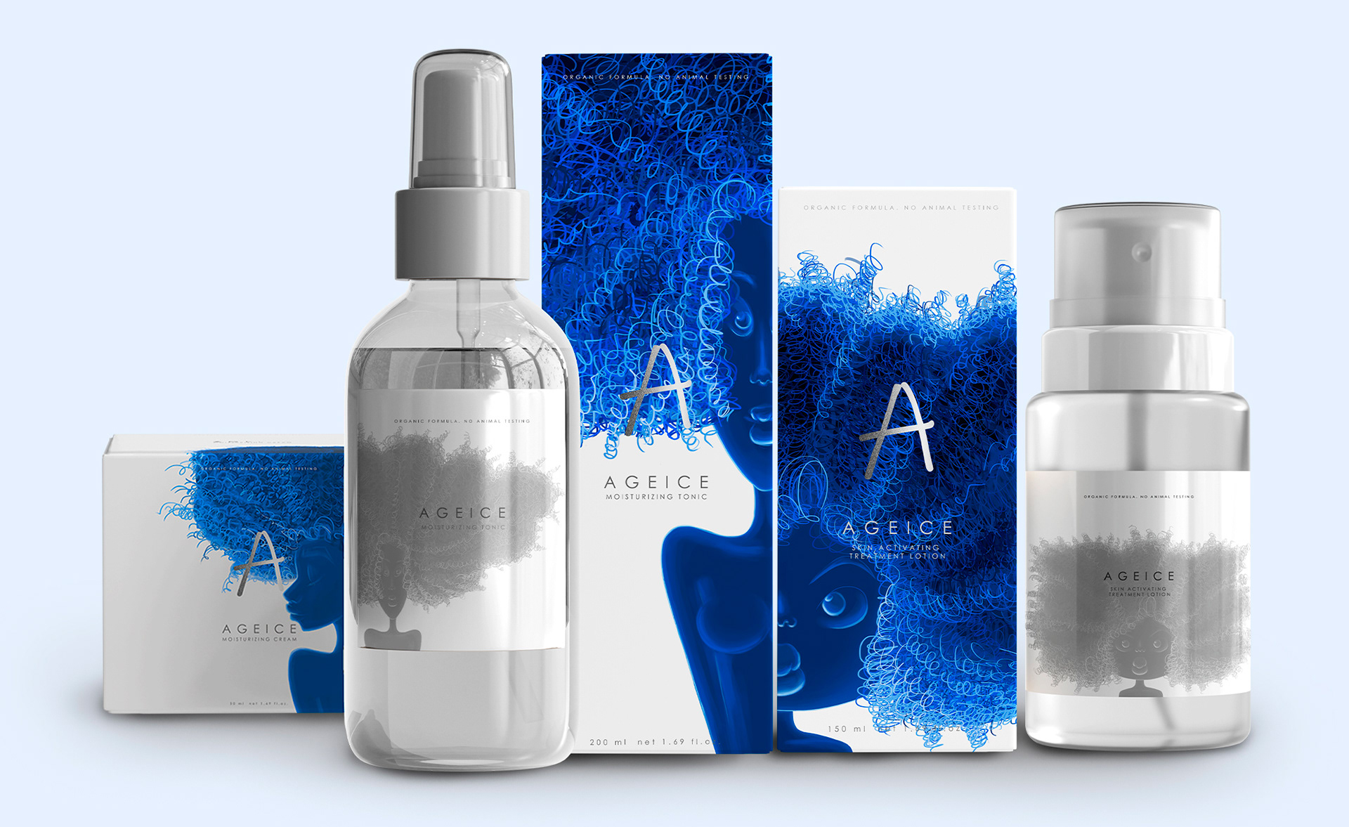 AGEICE. Упаковка косметики. Дизайн этикетки. — Изображение №12 — Брендинг, Иллюстрация на Dprofile