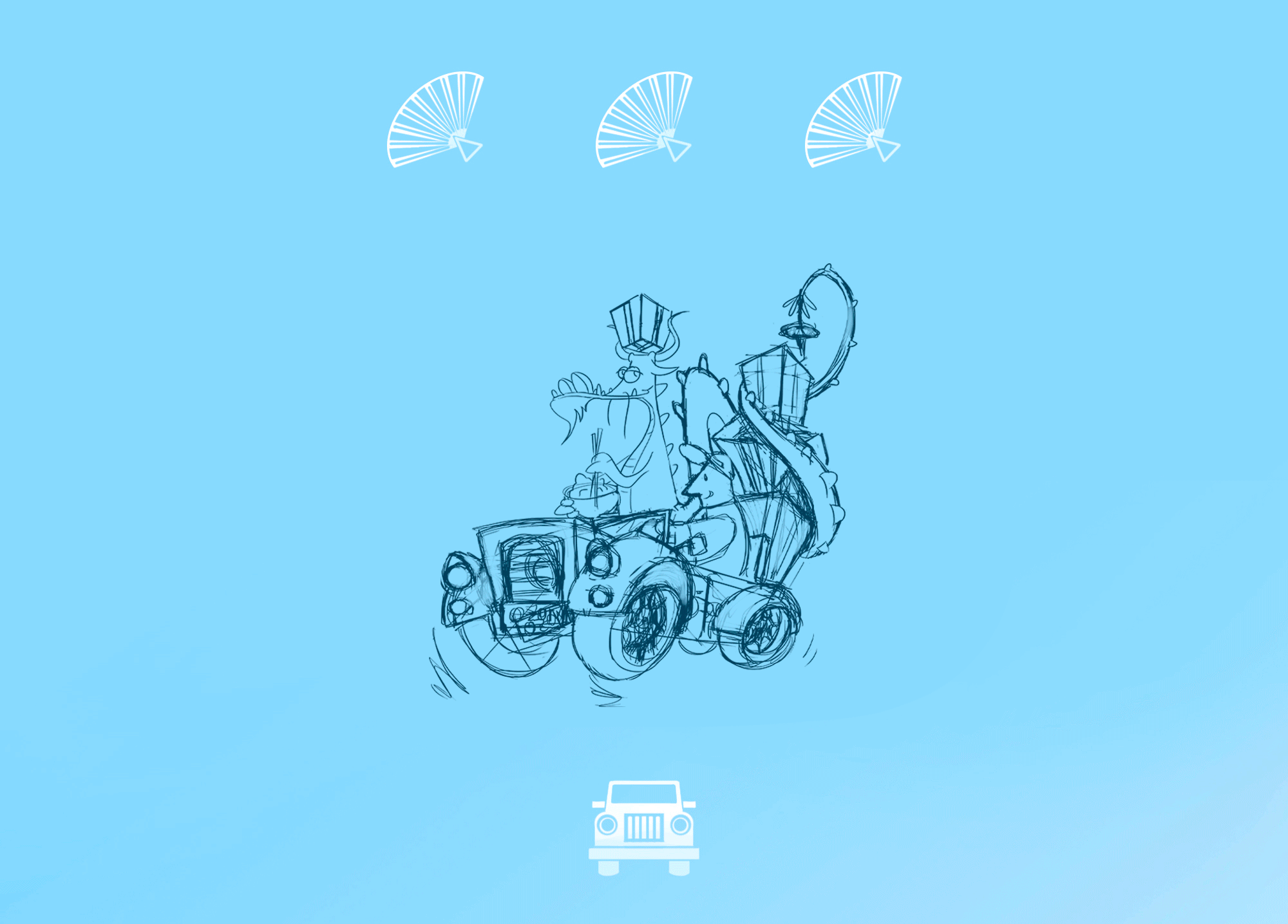 Ozon Global. Концептуальная иллюстрация. Дизайн персонажей. — Изображение №4 — Брендинг, Иллюстрация на Dprofile