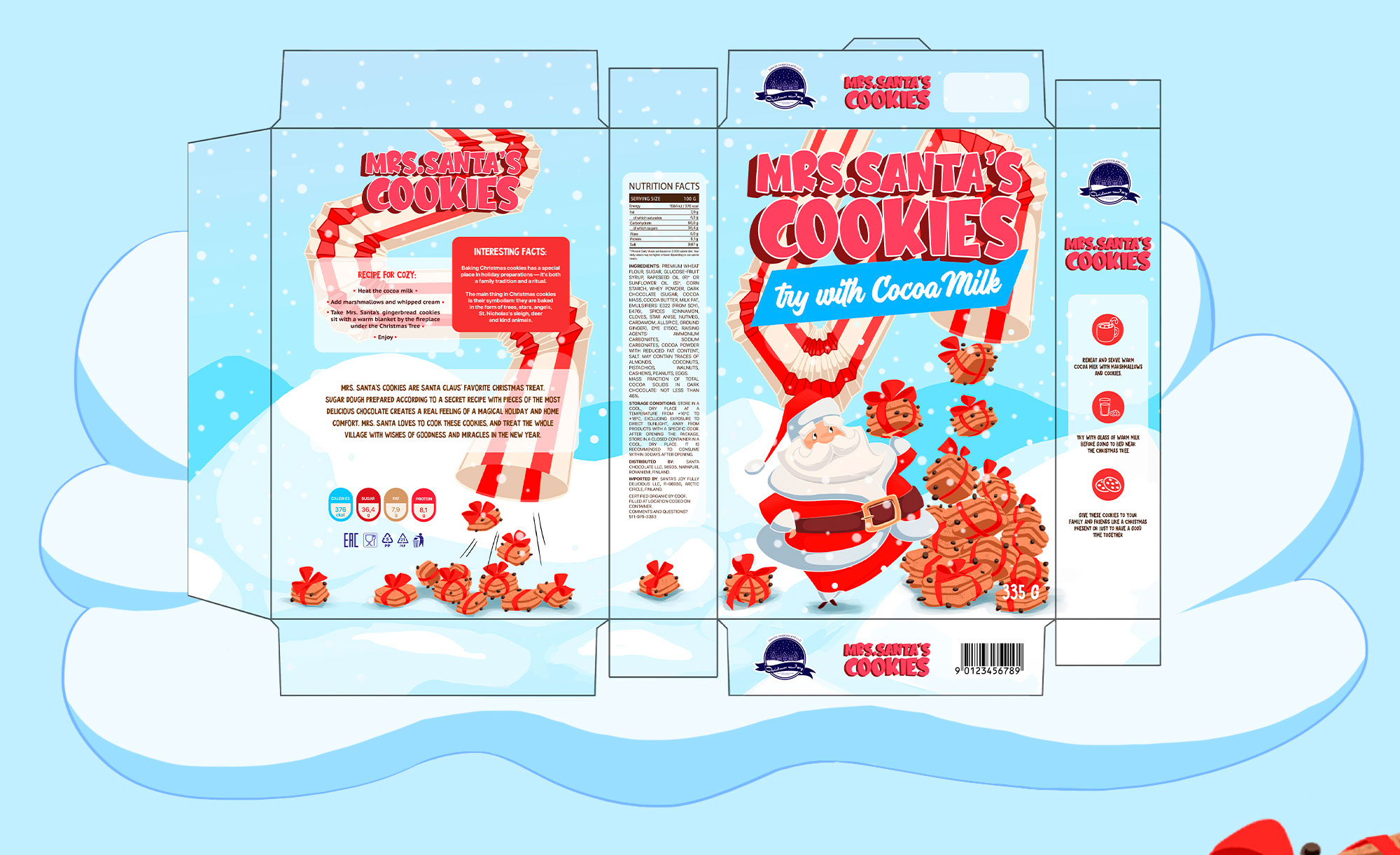 Фабрика Рождества. Упаковка. Дизайн персонажей. — Изображение №9 — Брендинг, Иллюстрация на Dprofile