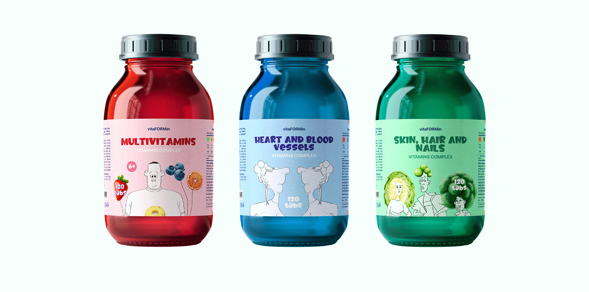 Витамины. Упаковка. Дизайн персонажей. — Изображение №14 — Брендинг, Иллюстрация на Dprofile