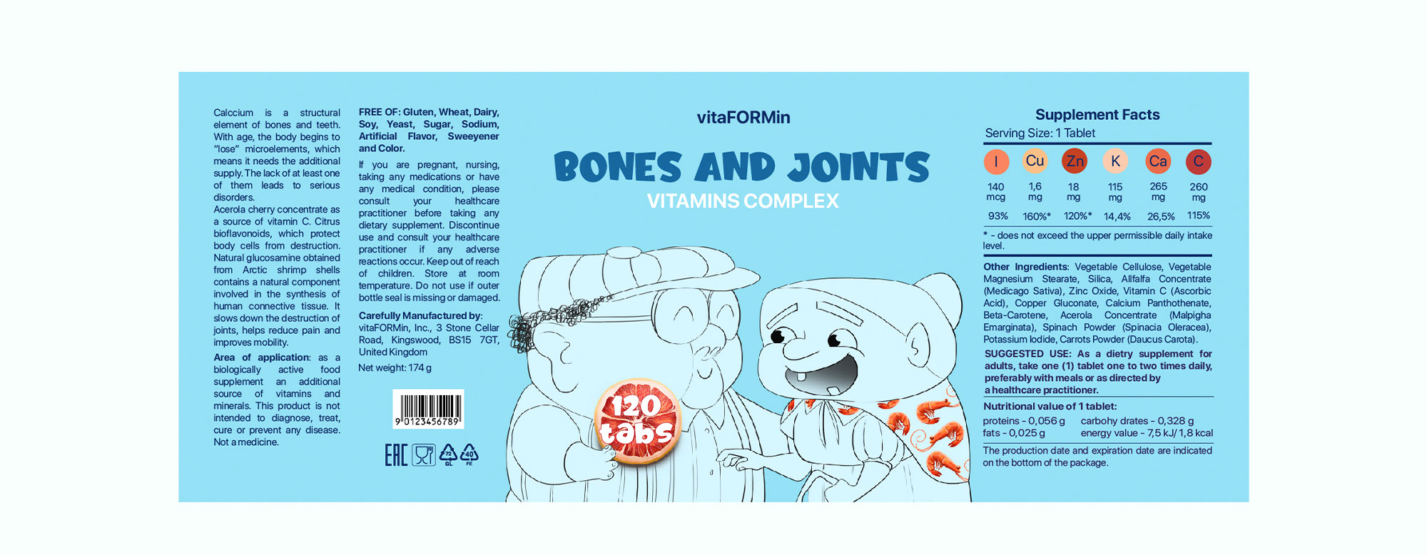 Витамины. Упаковка. Дизайн персонажей. — Изображение №4 — Брендинг, Иллюстрация на Dprofile