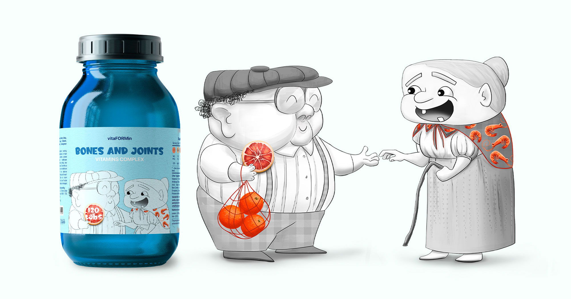 Витамины. Упаковка. Дизайн персонажей. — Изображение №2 — Брендинг, Иллюстрация на Dprofile