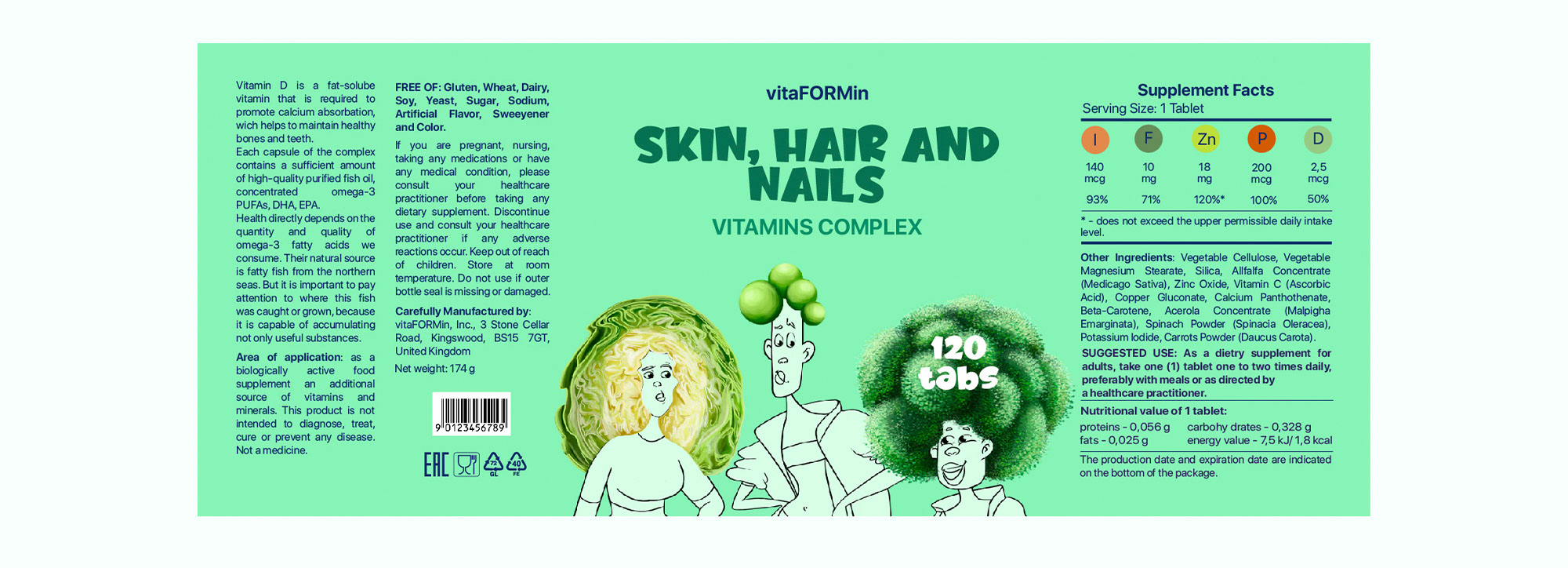 Витамины. Упаковка. Дизайн персонажей. — Изображение №7 — Брендинг, Иллюстрация на Dprofile