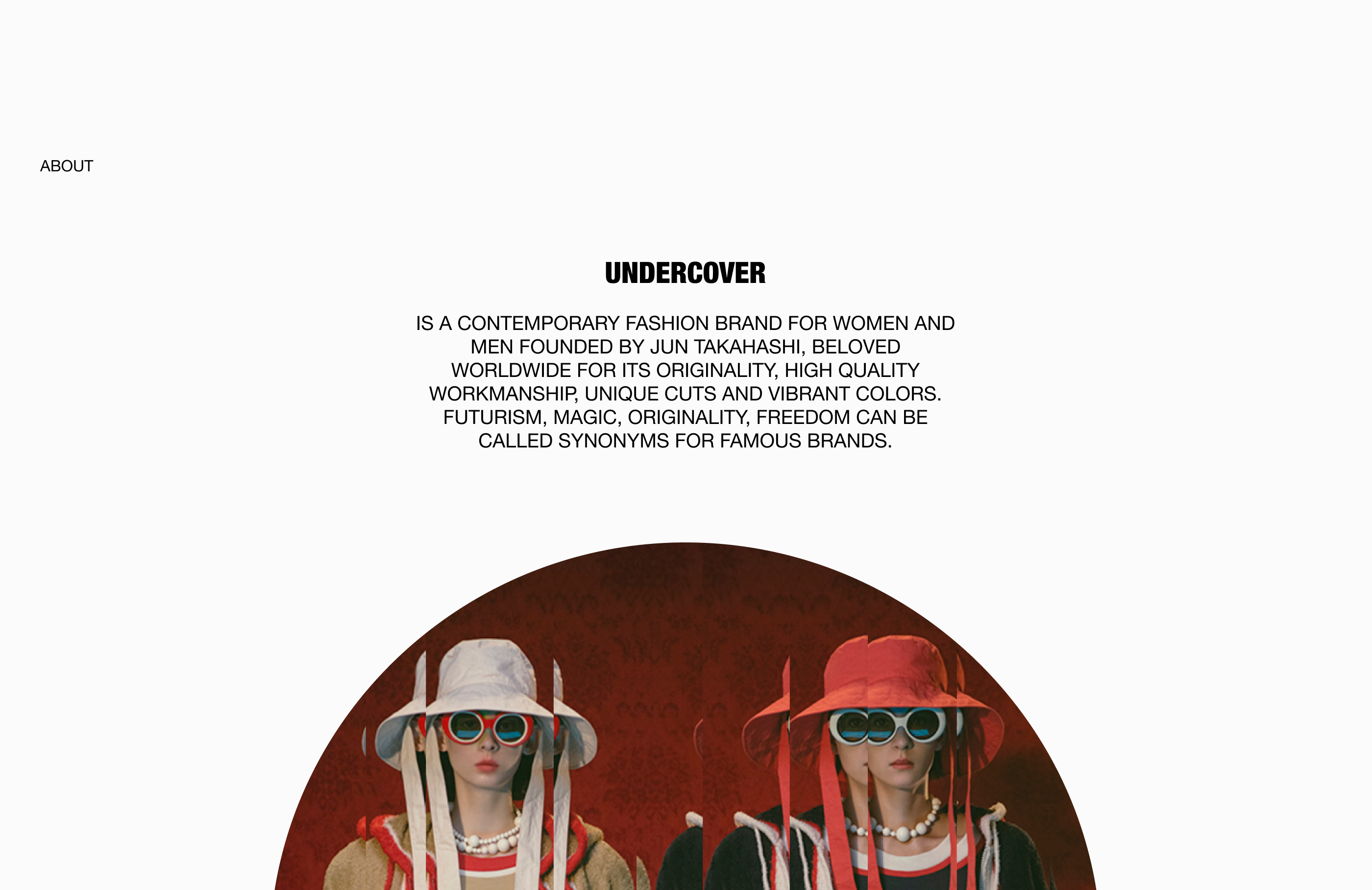 UNDERCOVER (redesign) — Изображение №2 — Интерфейсы, Маркетинг на Dprofile