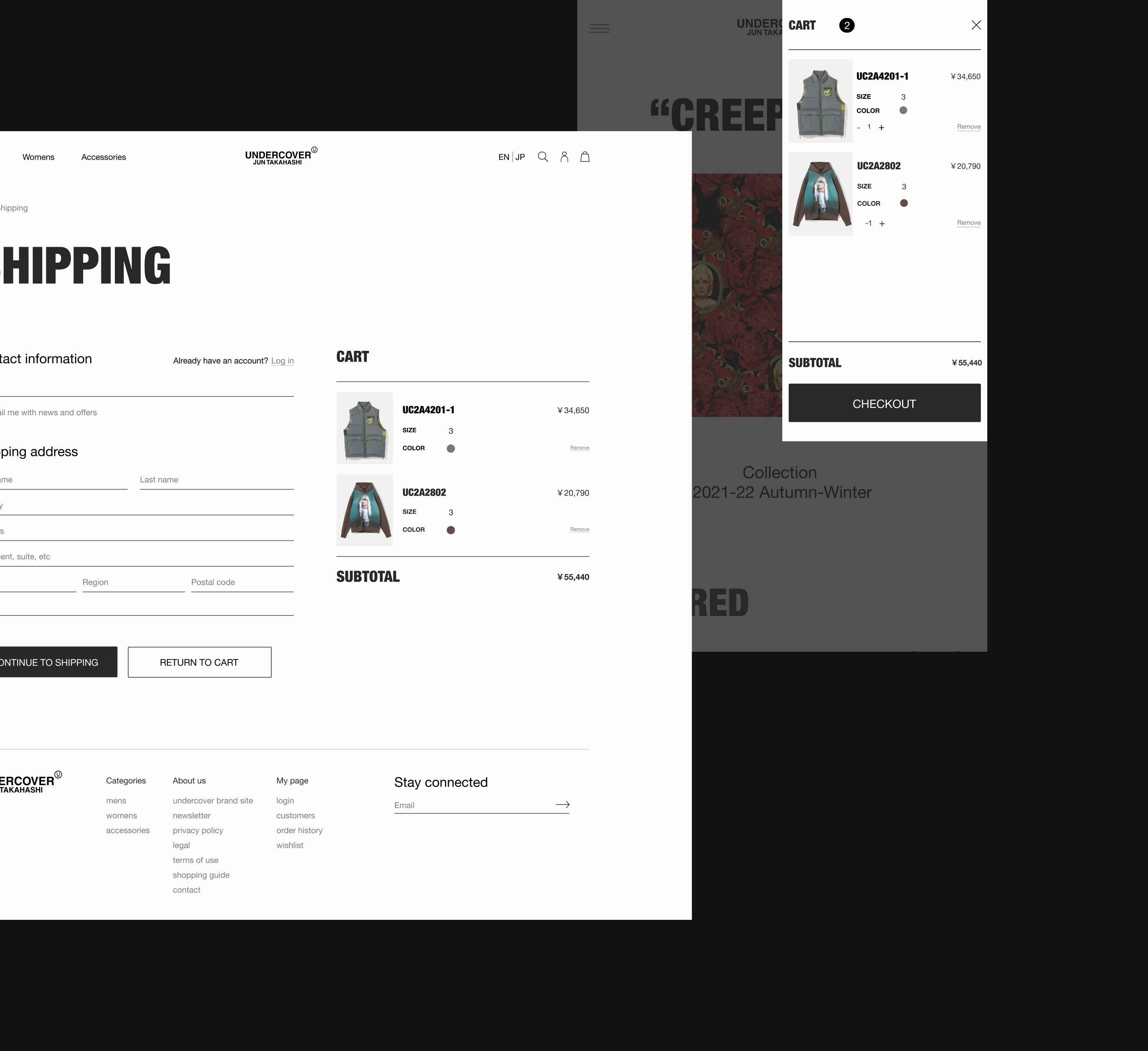 UNDERCOVER (redesign) — Изображение №15 — Интерфейсы, Маркетинг на Dprofile
