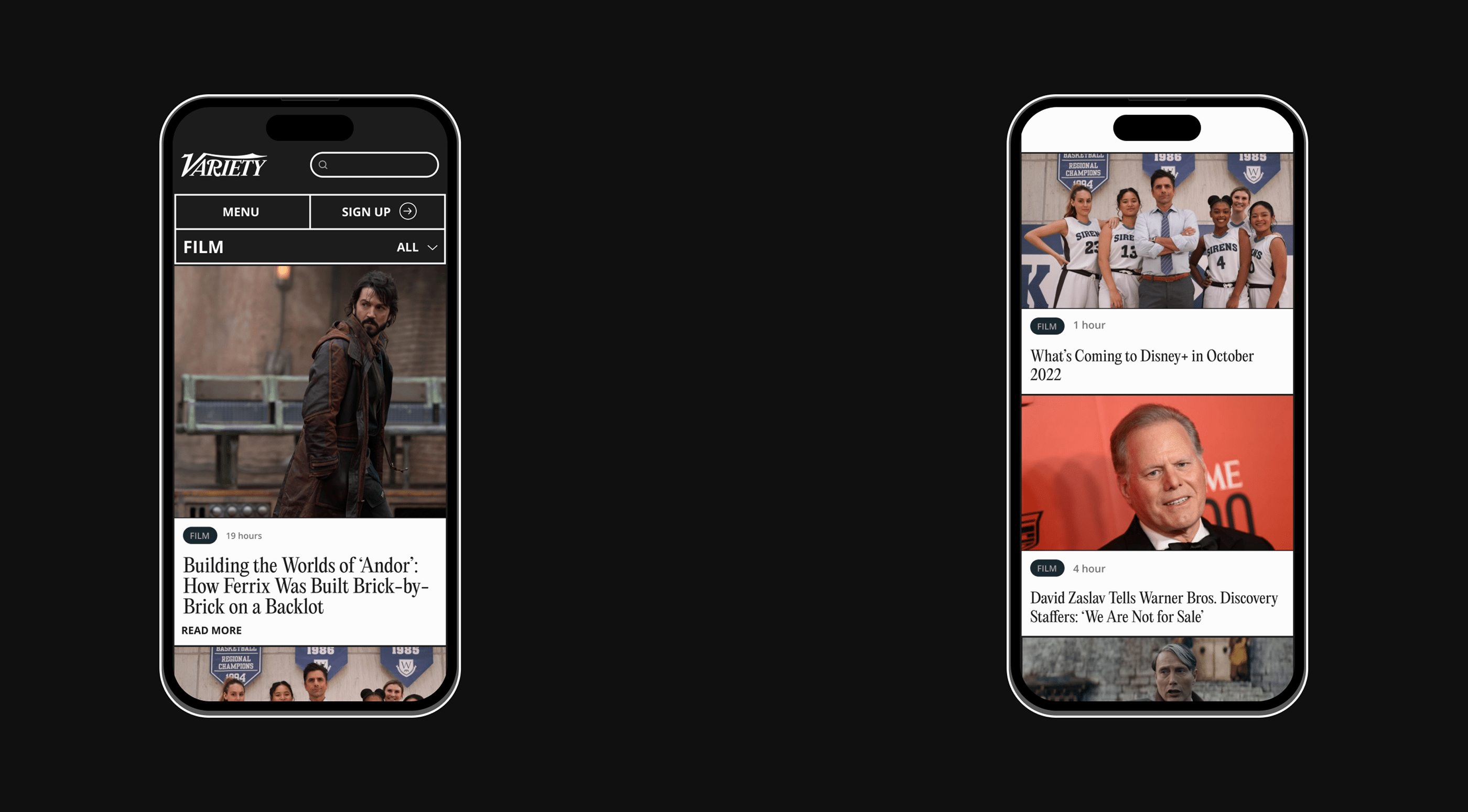 VARIETY | News Website — Изображение №8 — Интерфейсы, Маркетинг на Dprofile