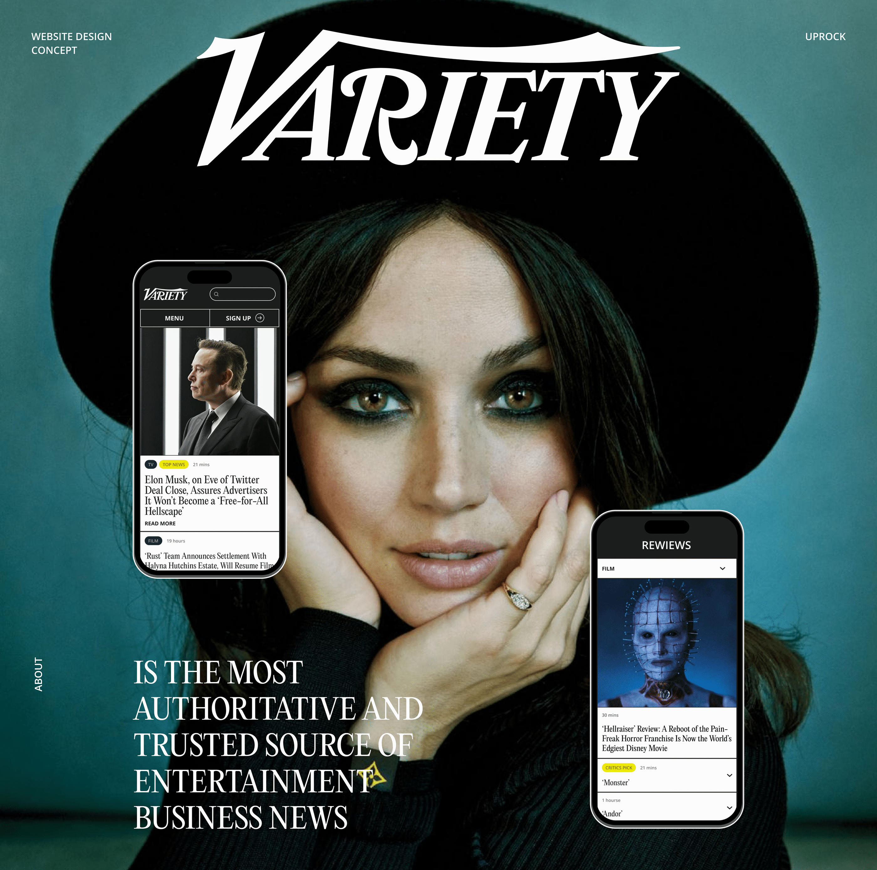 VARIETY | News Website — Изображение №1 — Интерфейсы, Маркетинг на Dprofile