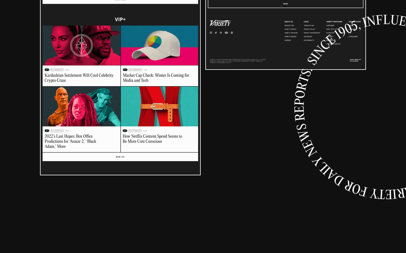 VARIETY | News Website — Изображение №5 — Интерфейсы, Маркетинг на Dprofile