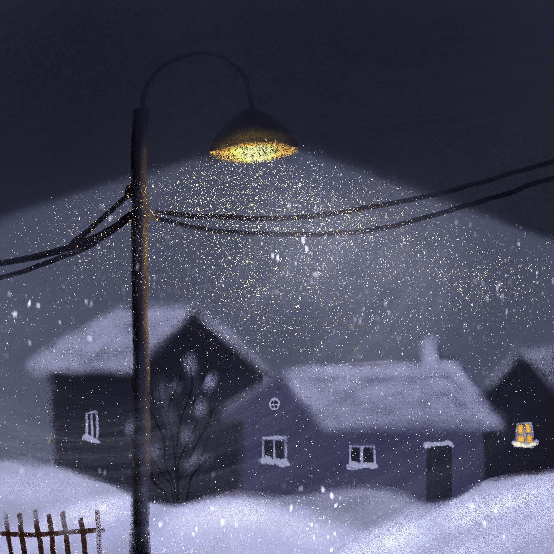 Winter day — Изображение №1 — Иллюстрация, Графика на Dprofile