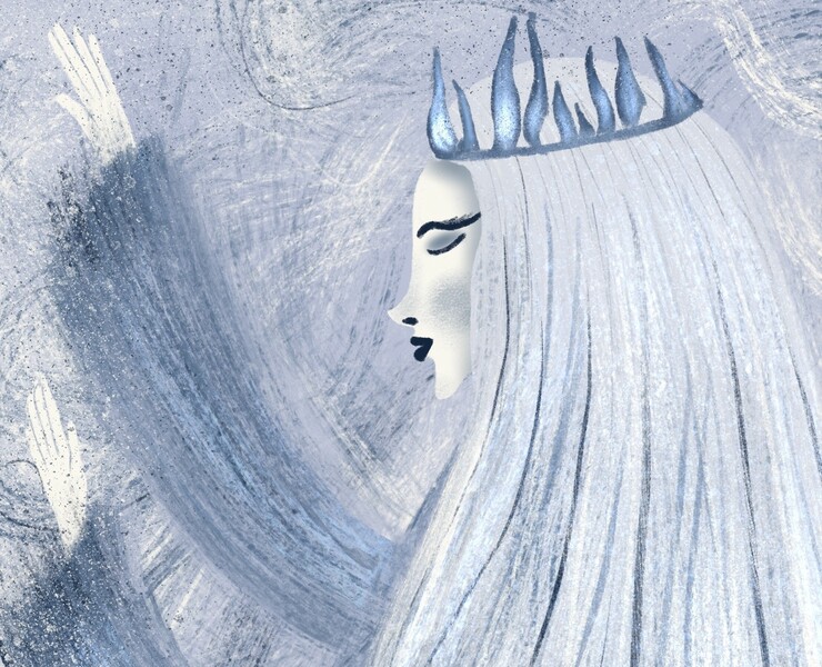 Снежная королева — Иллюстрация, Графика на Dprofile