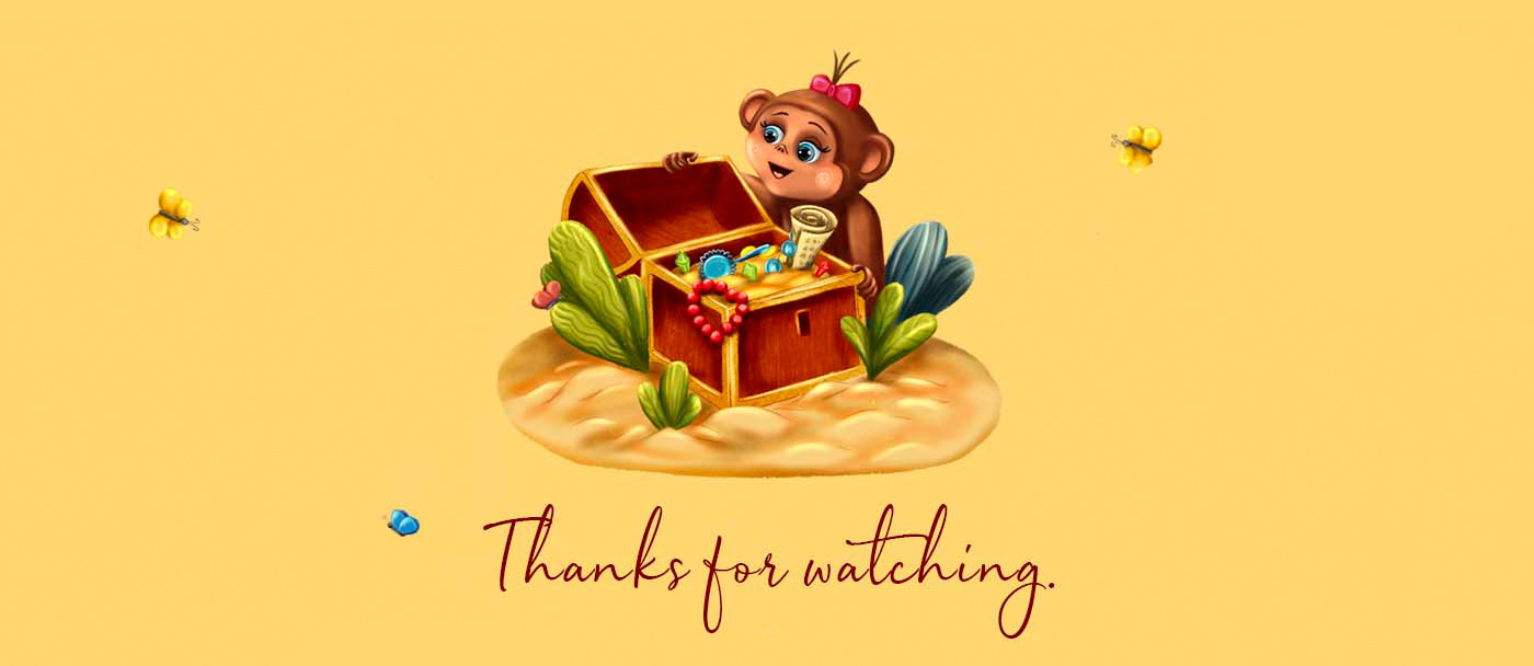 Illustrations for the children's book about a monkey — Изображение №12 — Иллюстрация на Dprofile