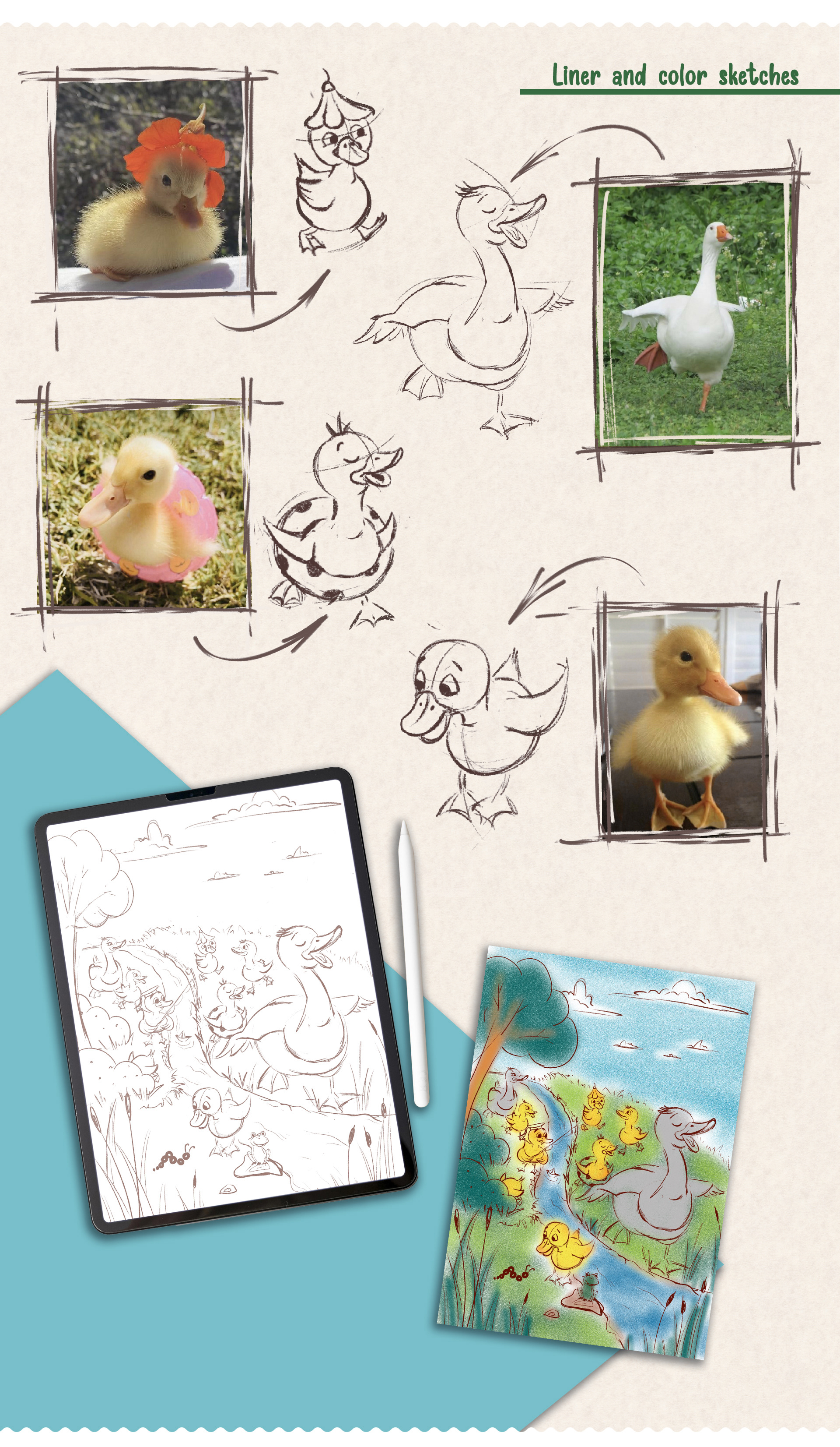 Goose family — Изображение №3 — Иллюстрация, Анимация на Dprofile