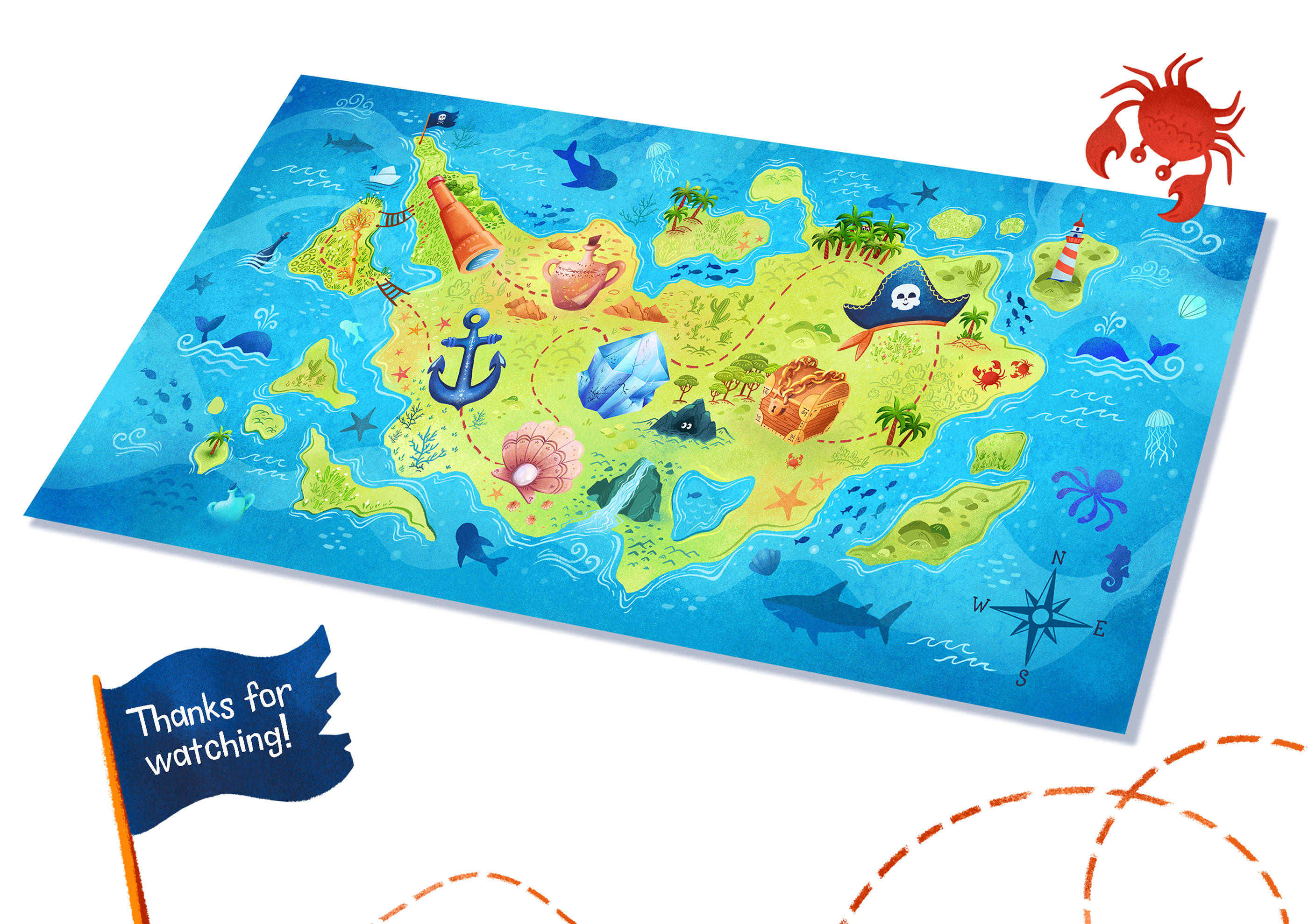 Island Adventure Children Game — Изображение №7 — Иллюстрация на Dprofile