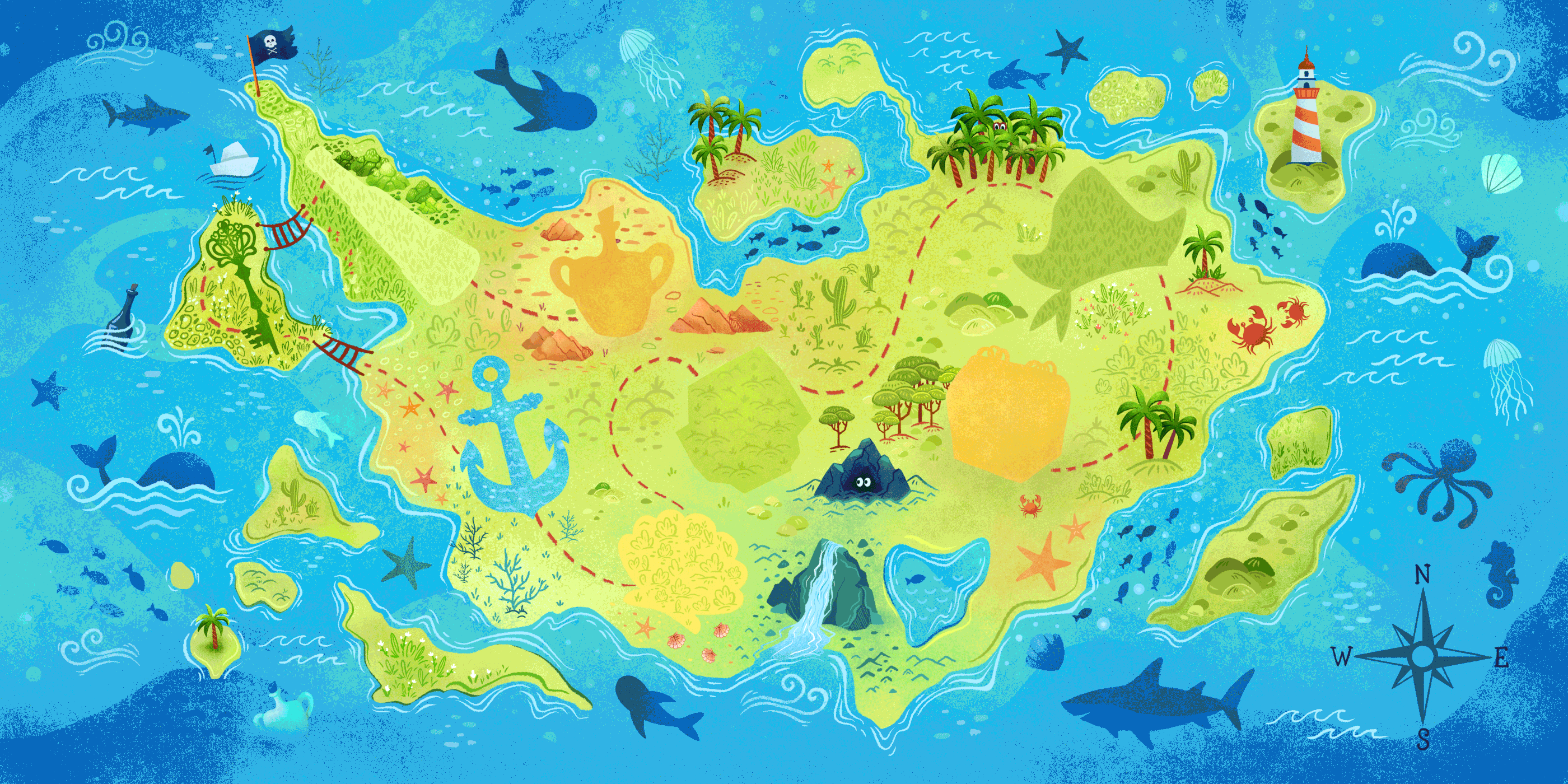 Island Adventure Children Game — Изображение №6 — Иллюстрация на Dprofile