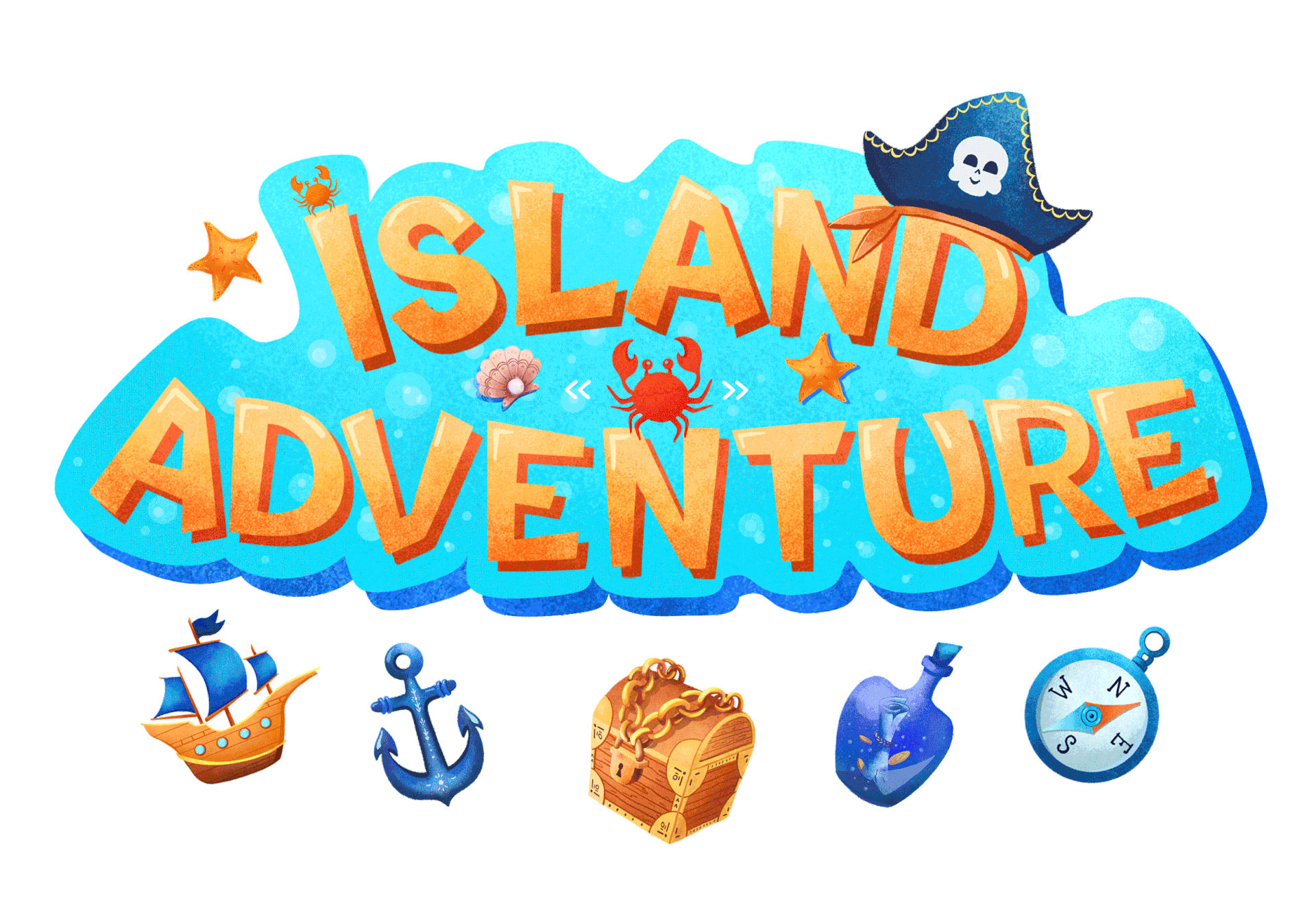 Island Adventure Children Game — Изображение №1 — Иллюстрация на Dprofile
