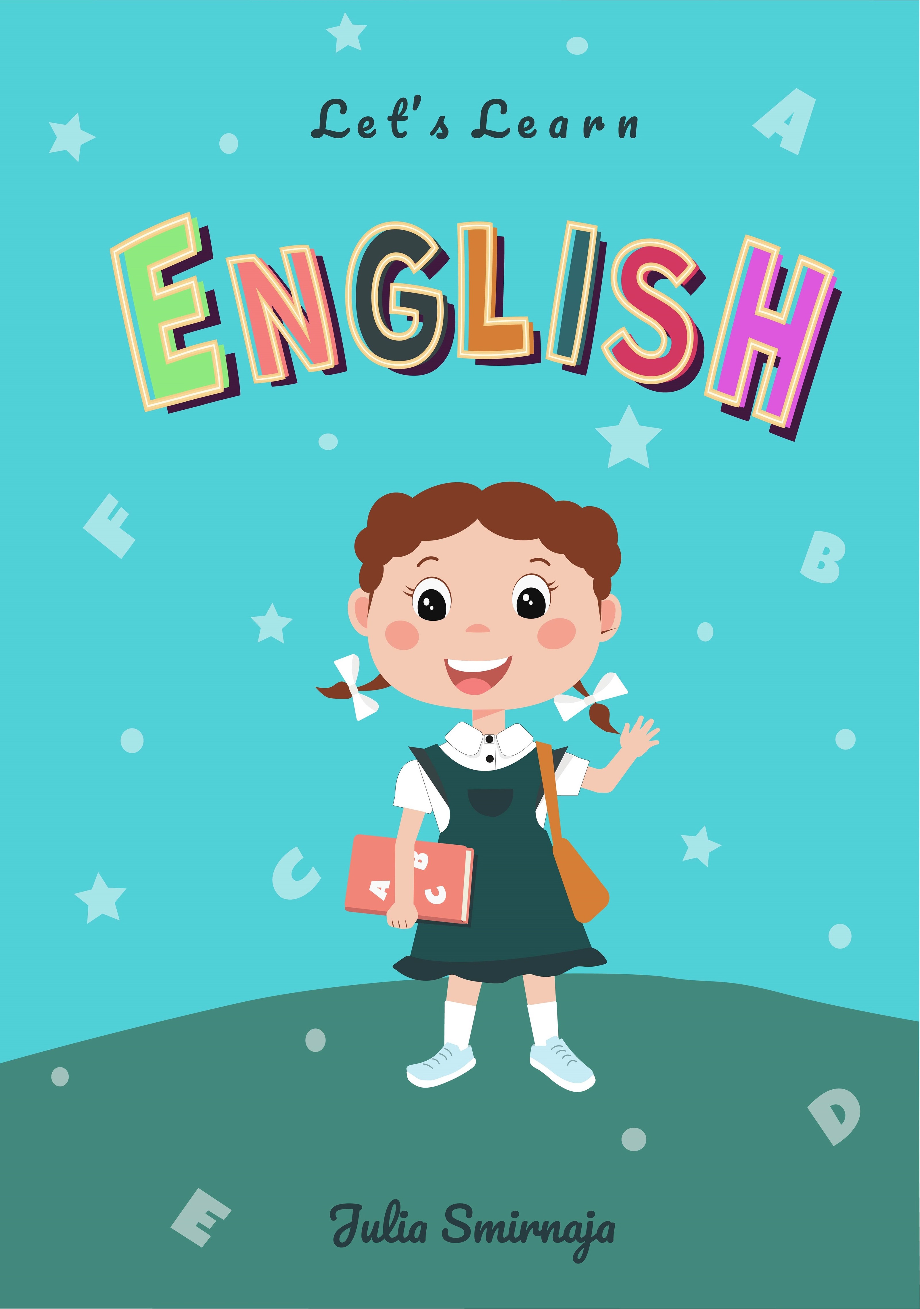 Дизайн обложки для книги "Let's learn English" — Изображение №2 — Иллюстрация, Графика на Dprofile