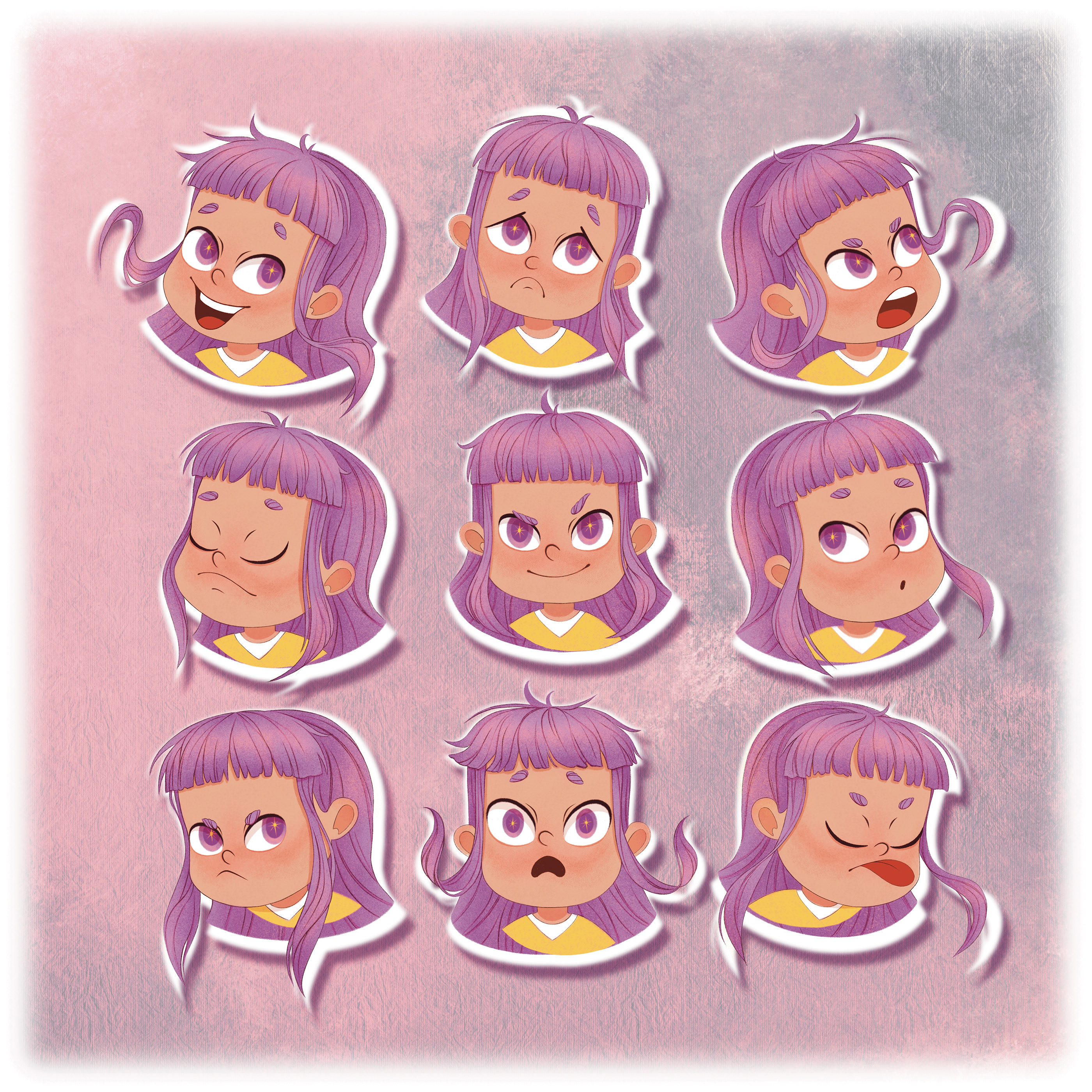 Matilda and Violet/Сharacter design — Изображение №4 — Иллюстрация на Dprofile
