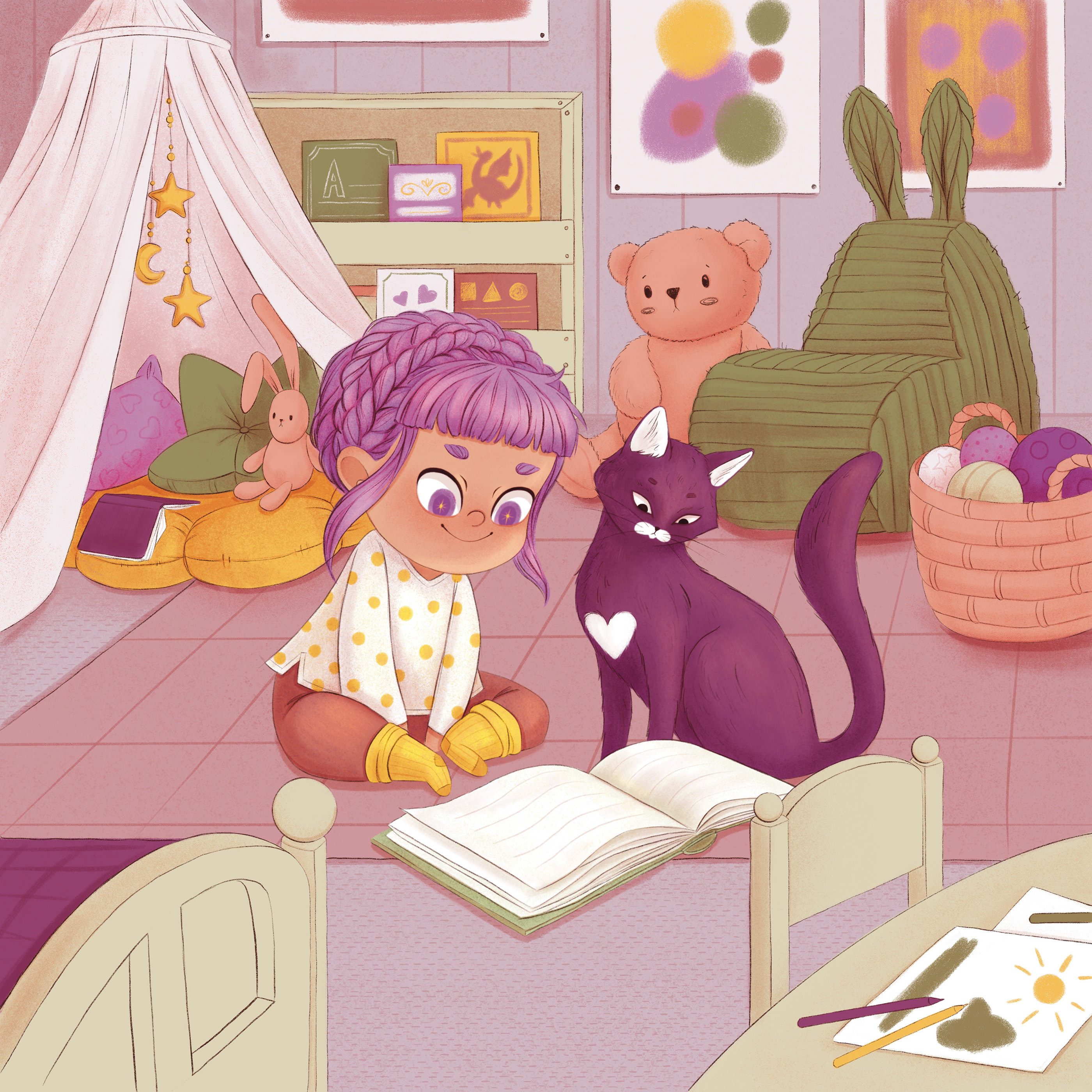 Matilda and Violet/Сharacter design — Изображение №2 — Иллюстрация на Dprofile