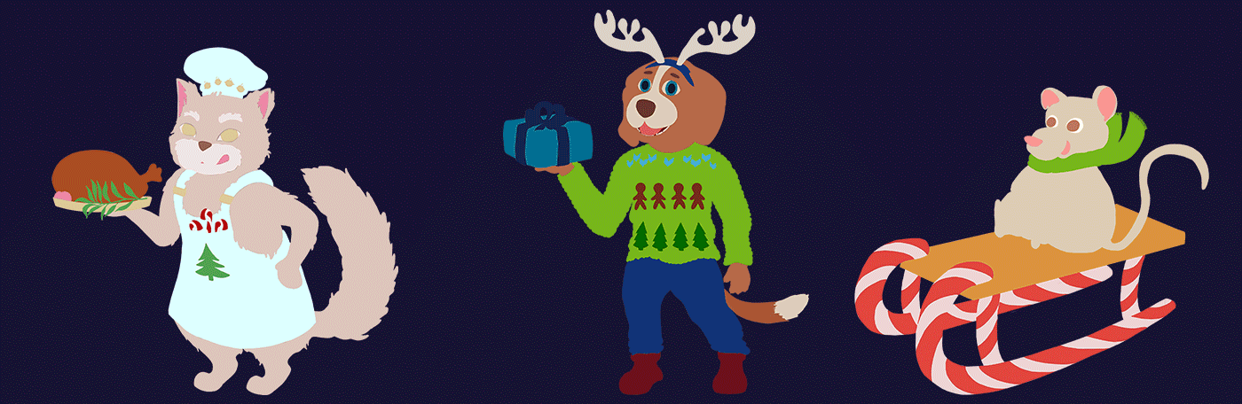 FestiveFun - настольная игра — Изображение №4 — Иллюстрация на Dprofile