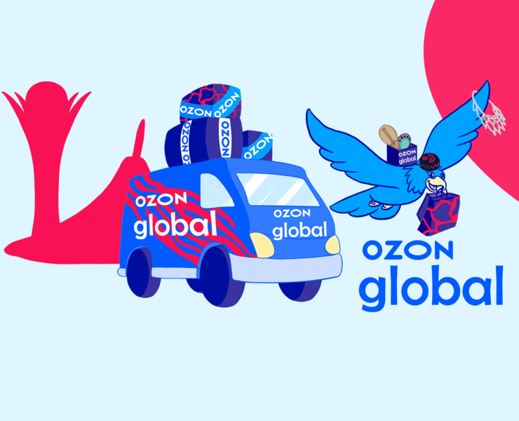 ILLUSTRATIONS FOR THE OZON GLOBAL OZON BALLON — Брендинг, Иллюстрация на Dprofile