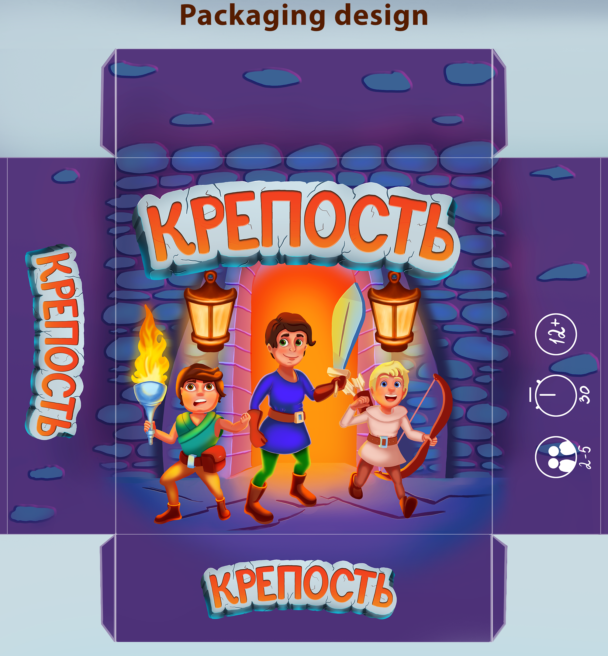 Настольная игра "Крепость" — Изображение №5 — Брендинг, Иллюстрация на Dprofile