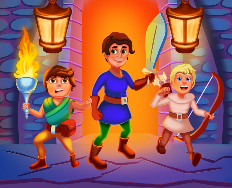 Настольная игра "Крепость" — Брендинг, Иллюстрация на Dprofile