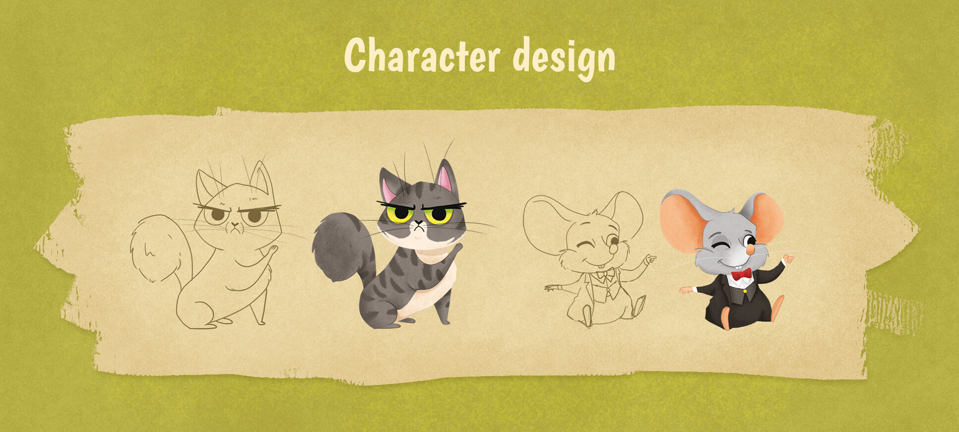 The Little Mouse in My House - Picture book — Изображение №2 — Иллюстрация, Графика на Dprofile