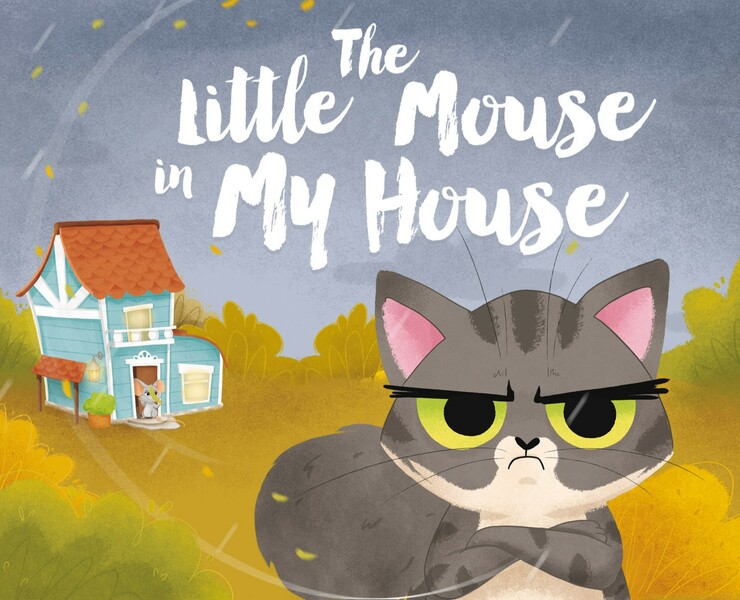 The Little Mouse in My House - Picture book — Иллюстрация, Графика на Dprofile